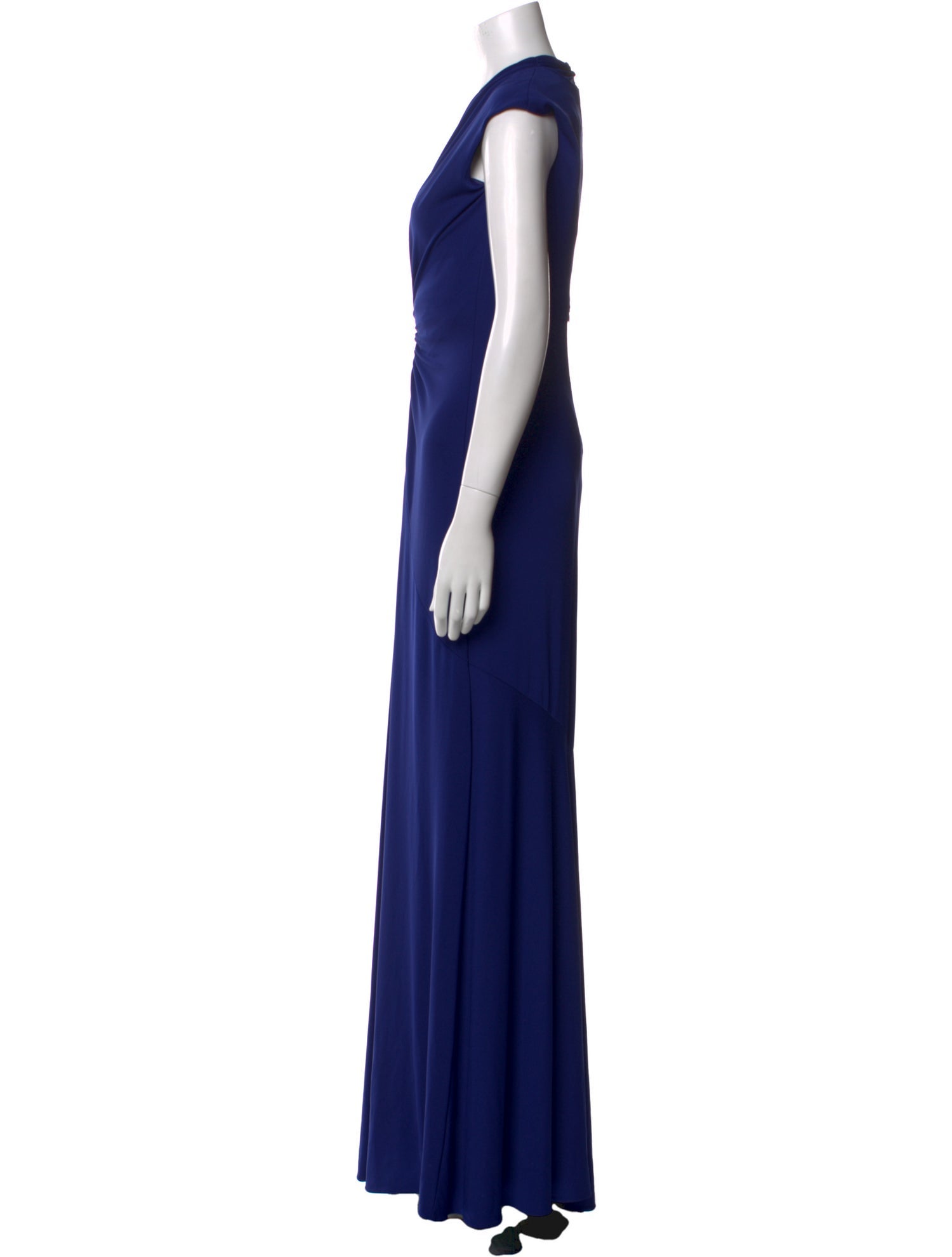 Nicole Miller V-Neck Long Dress