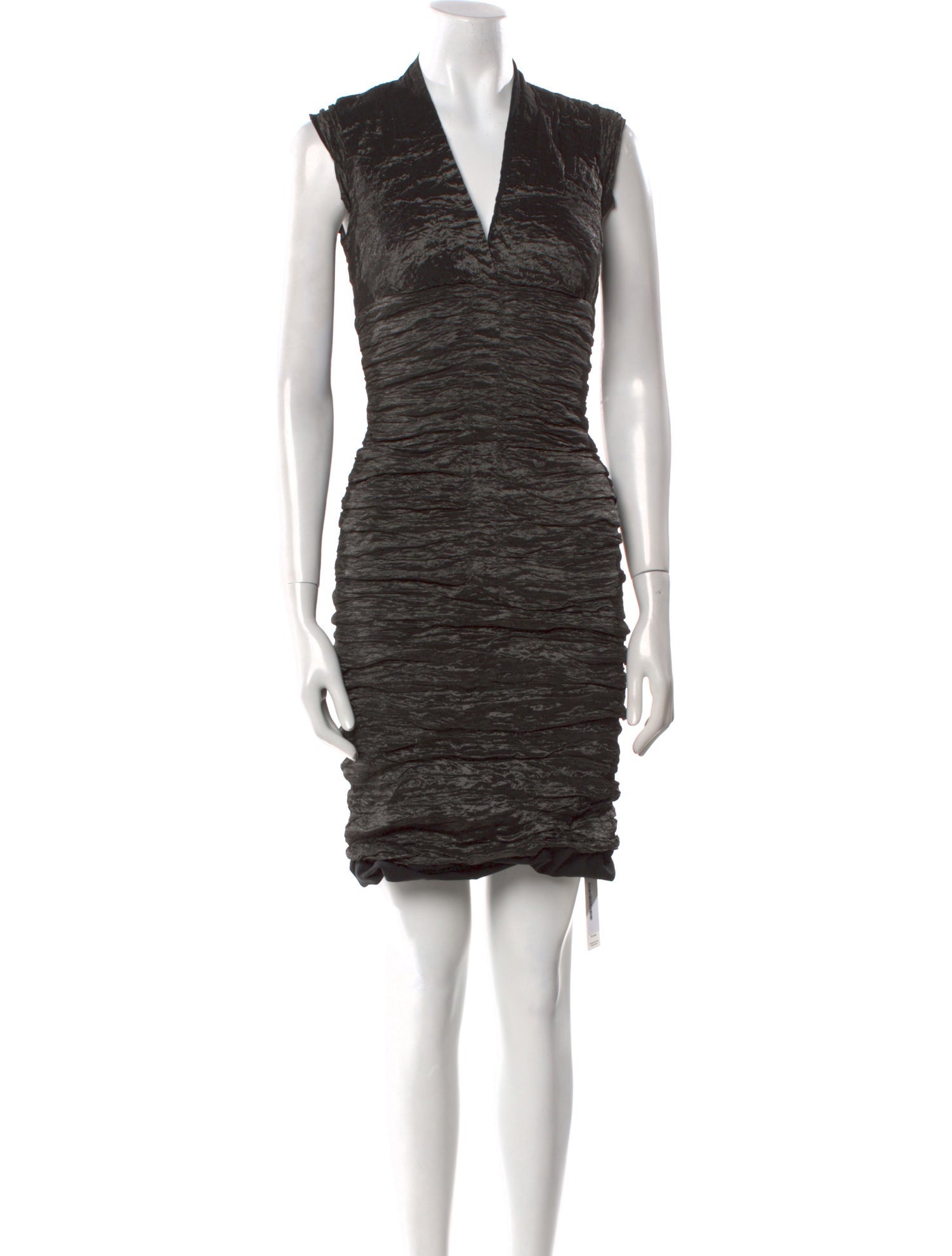 Nicole Miller V-Neck Mini Dress