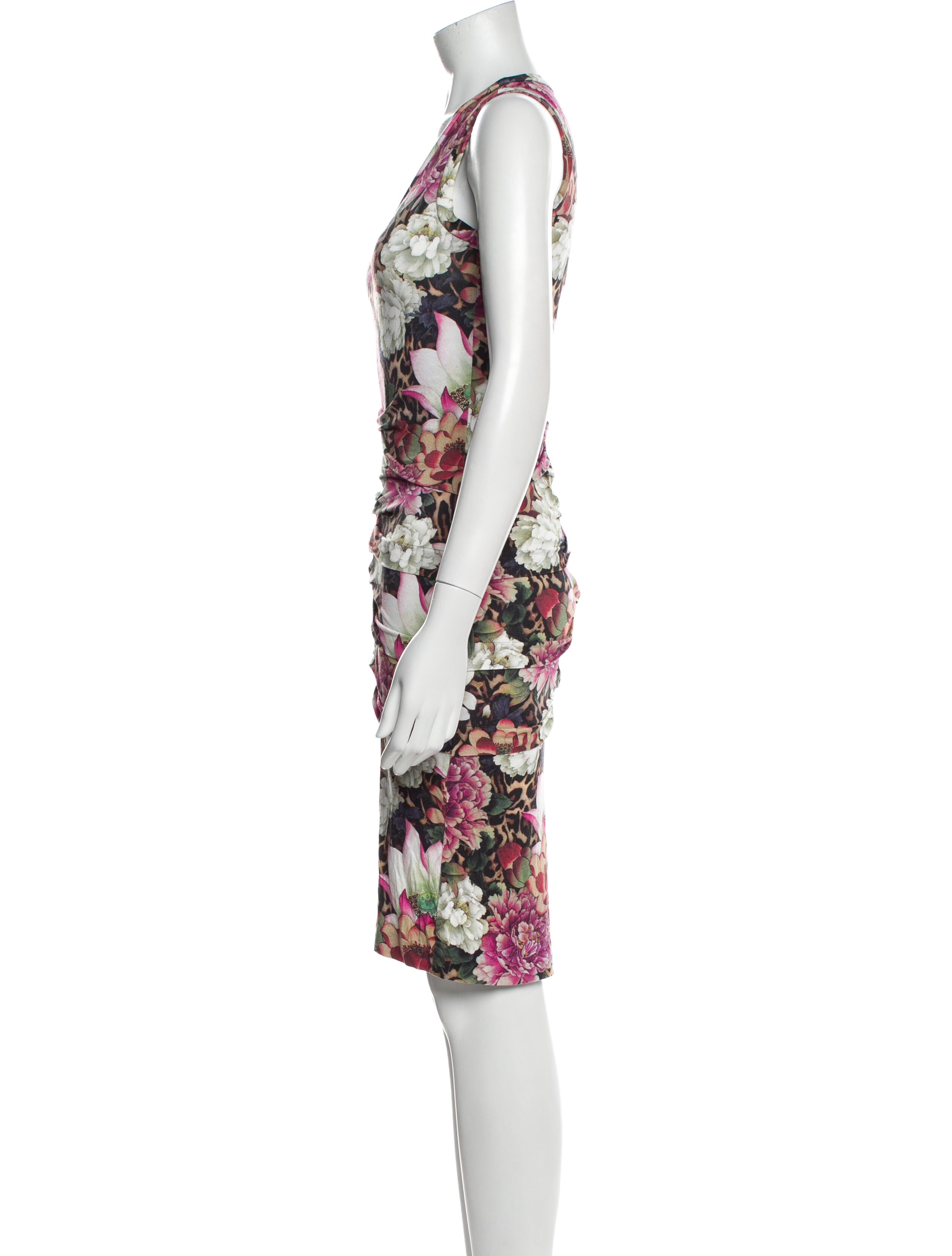 Nicole Miller Floral Print Mini Dress
