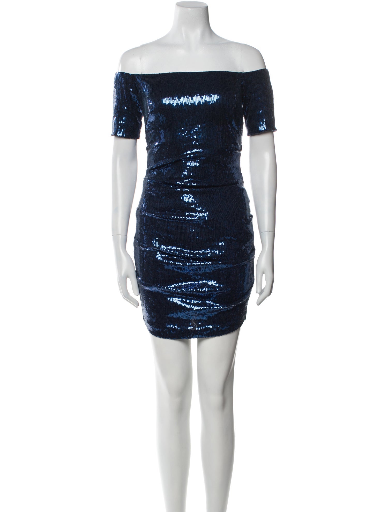 Nicole Miller Off-The-Shoulder Mini Dress