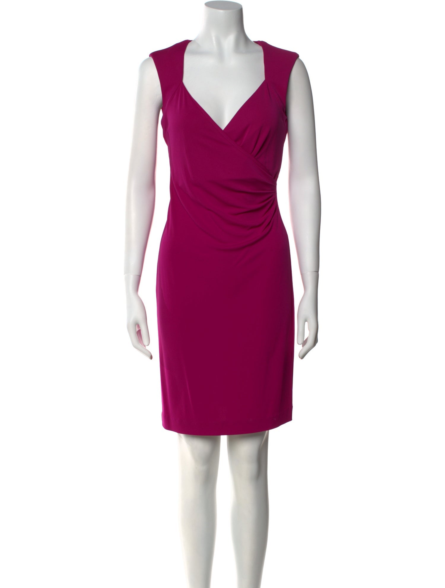 Nicole Miller V-Neck Mini Dress