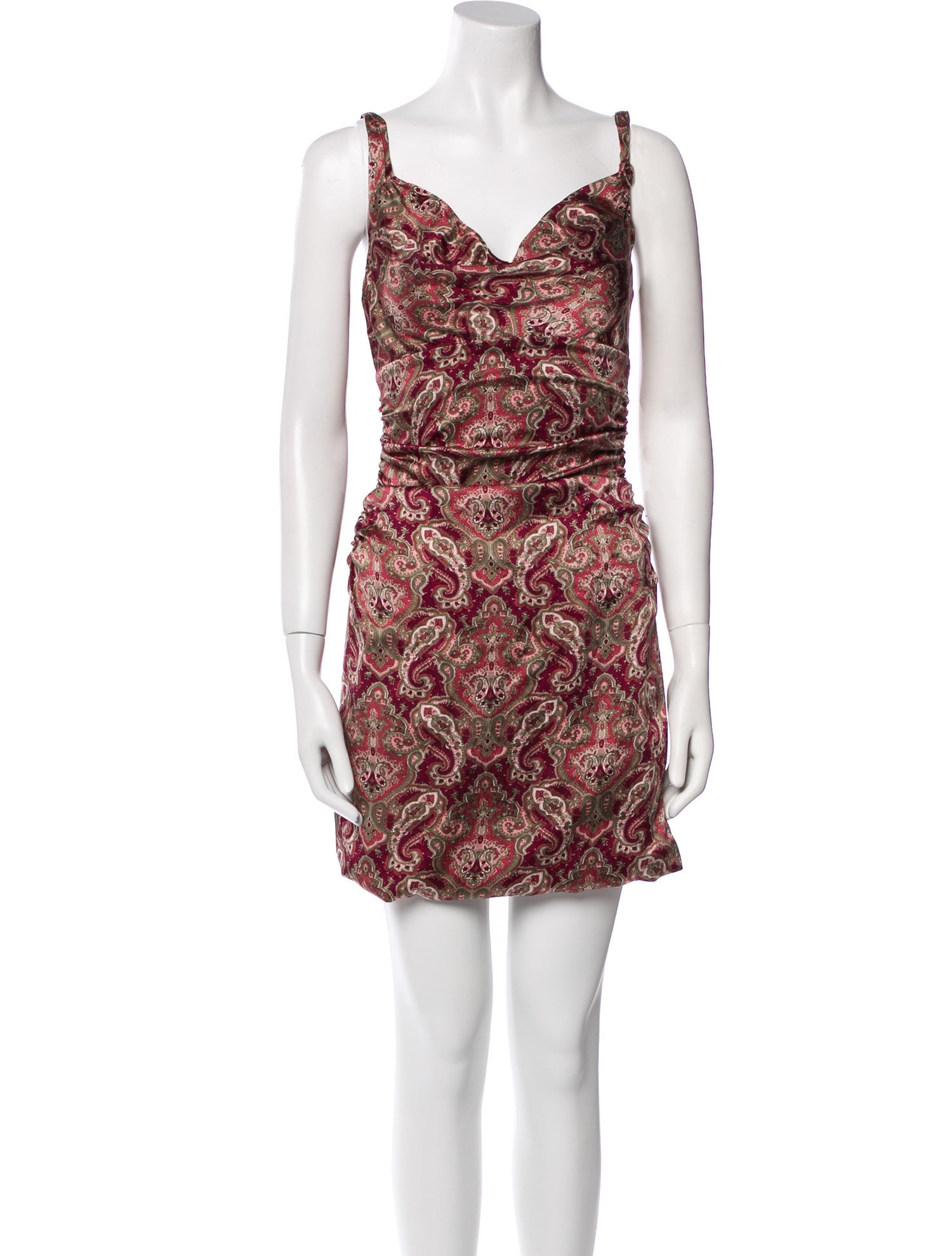 Nicole Miller Silk Midi Length Dress