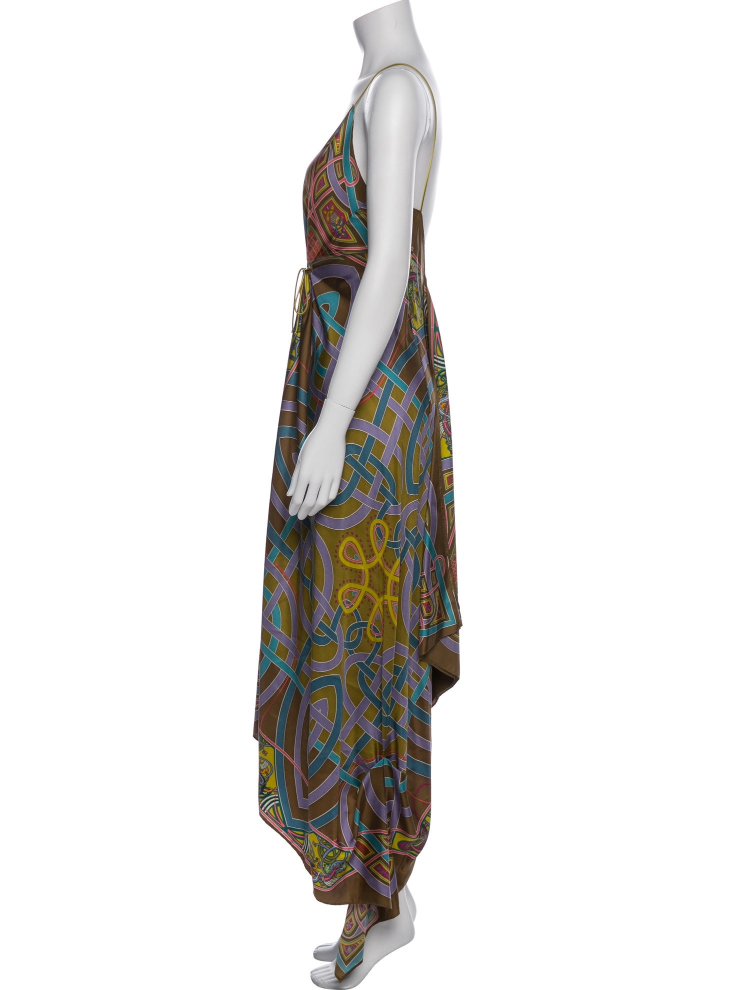 Nicole Miller Silk Long Dress
