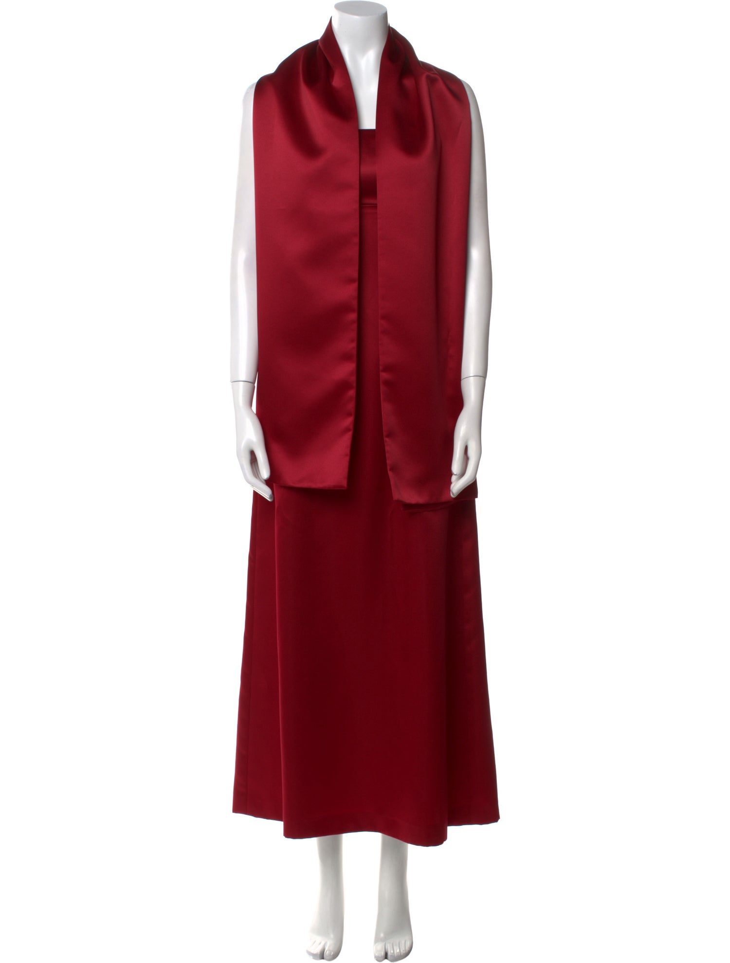 Nicole Miller Cowl Neck Long Dress