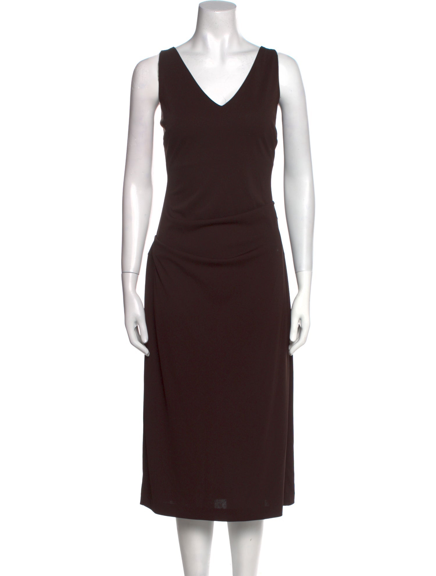 Nicole Miller V-Neck Midi Length Dress