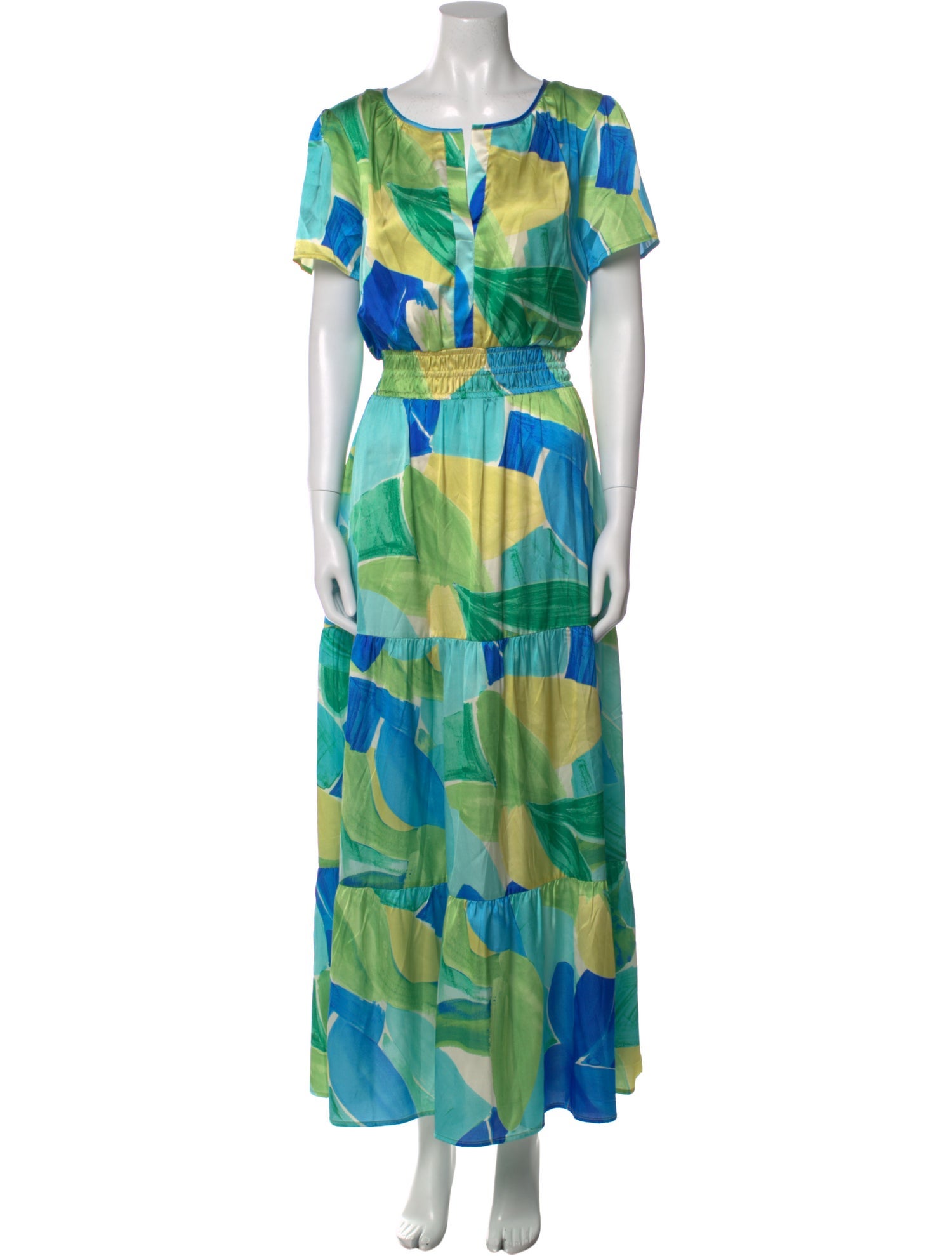 Nicole Miller Printed Long Dress