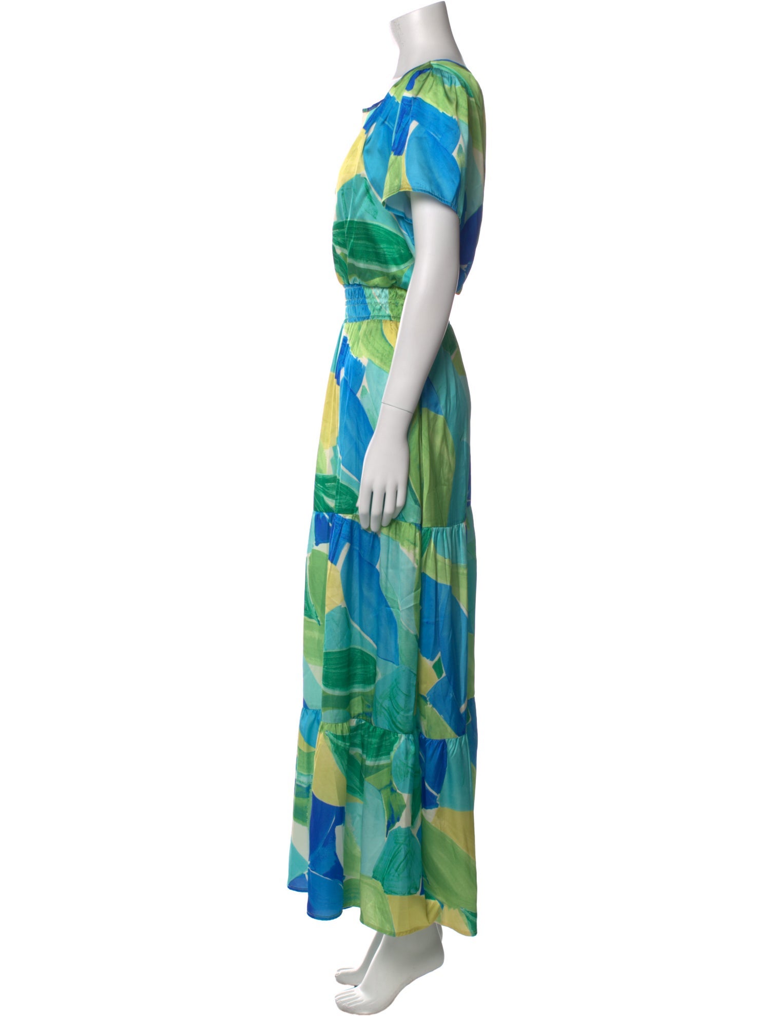 Nicole Miller Printed Long Dress