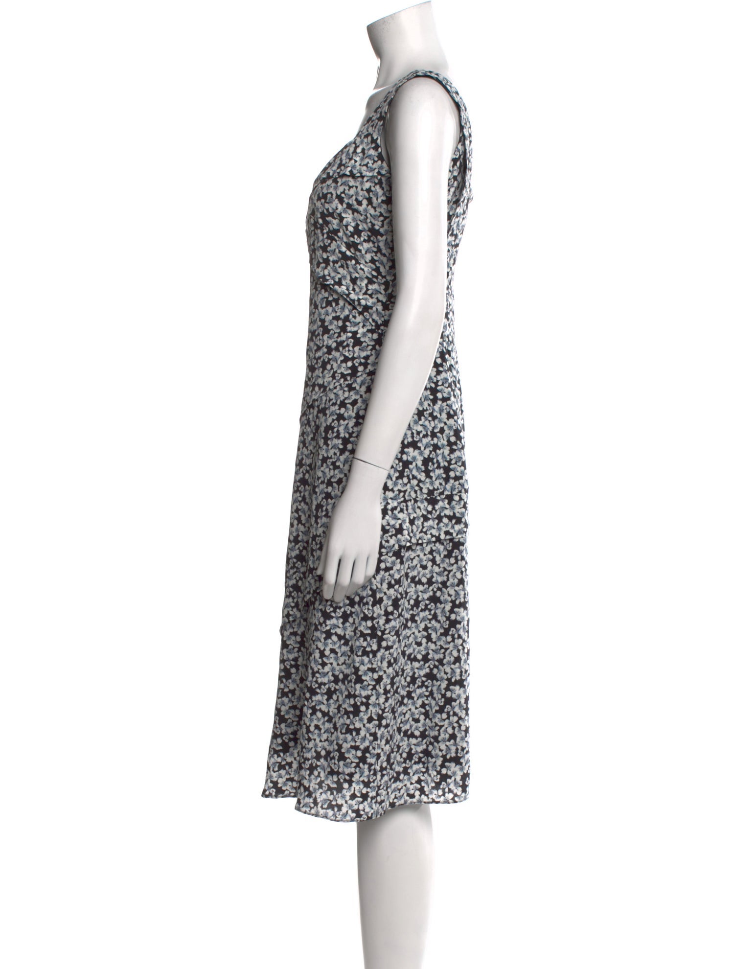 Nicole Miller Silk Knee-Length Dress