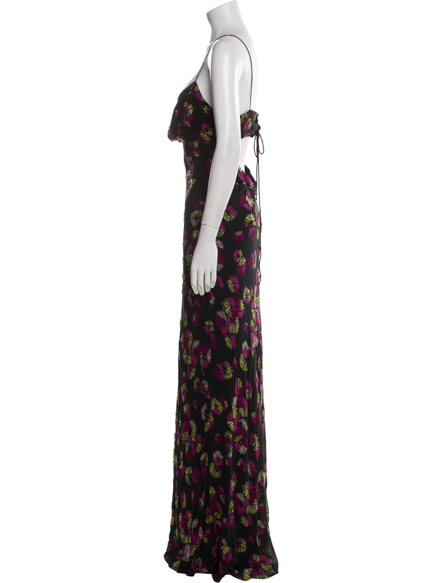 Nicole Miller Silk Long Dress