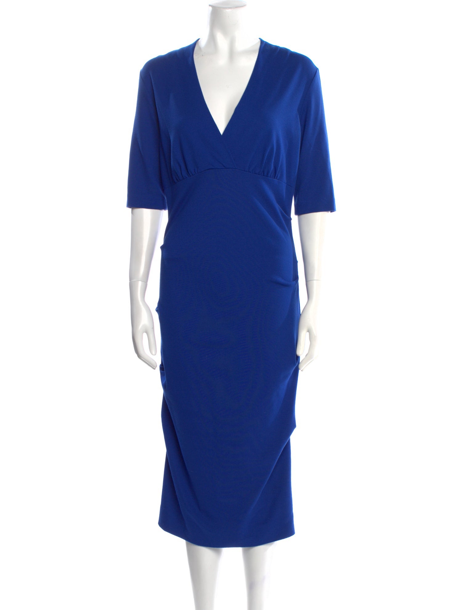 Nicole Miller V-Neck Midi Length Dress