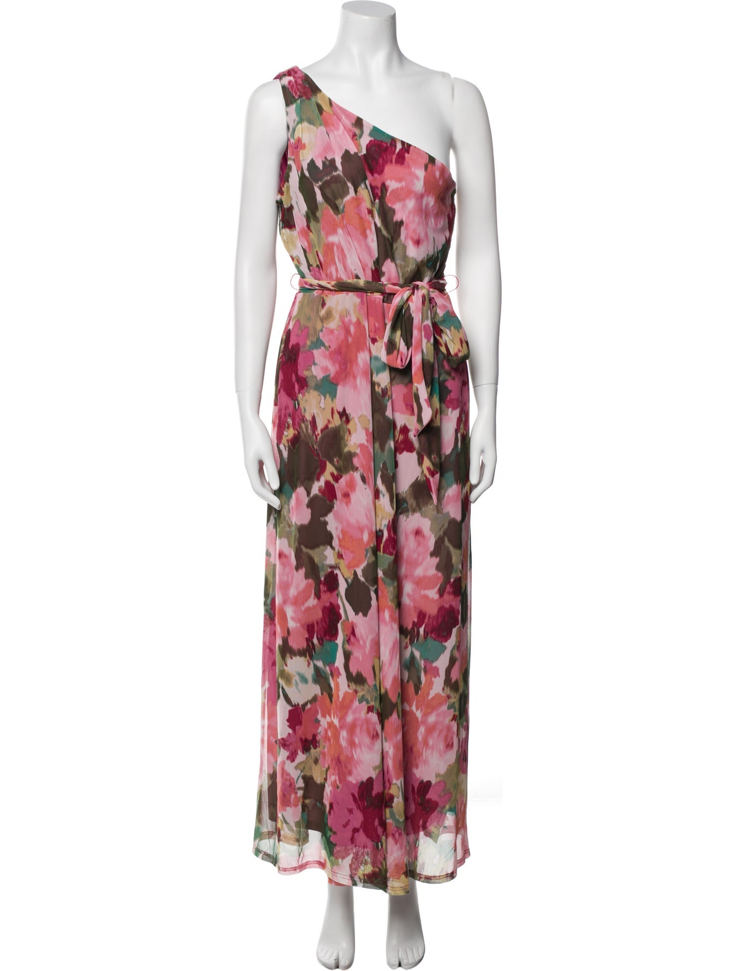 Nicole Miller Floral Print Long Dress w/ Tags