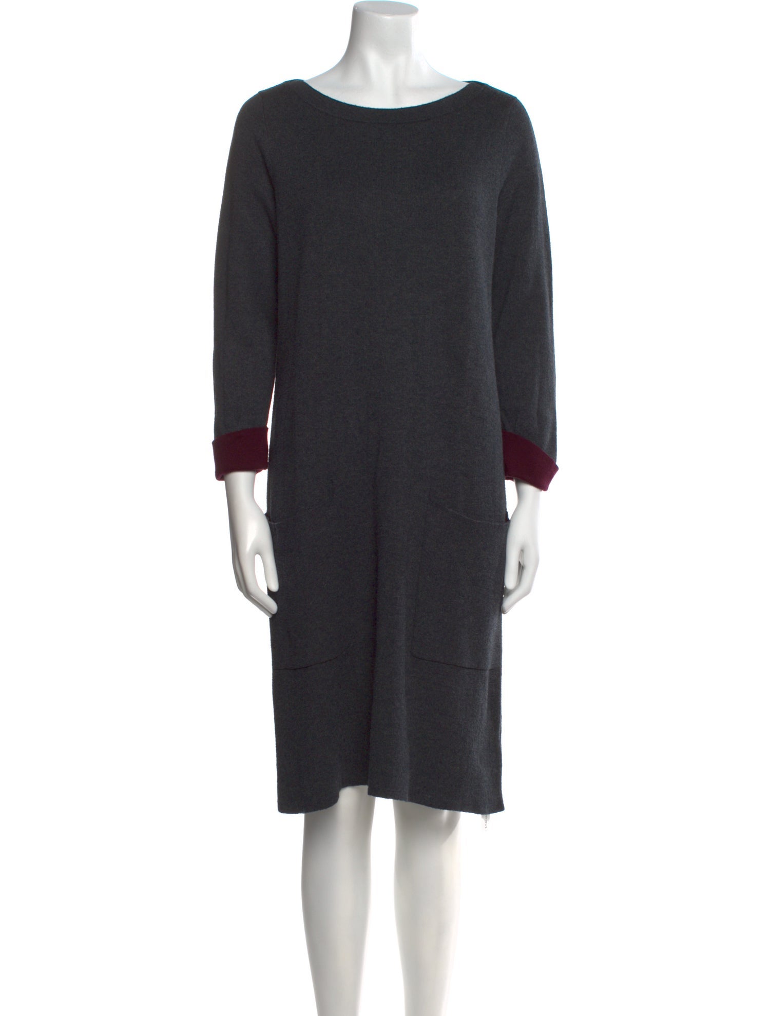 Nicole Miller Scoop Neck Knee-Length Dress