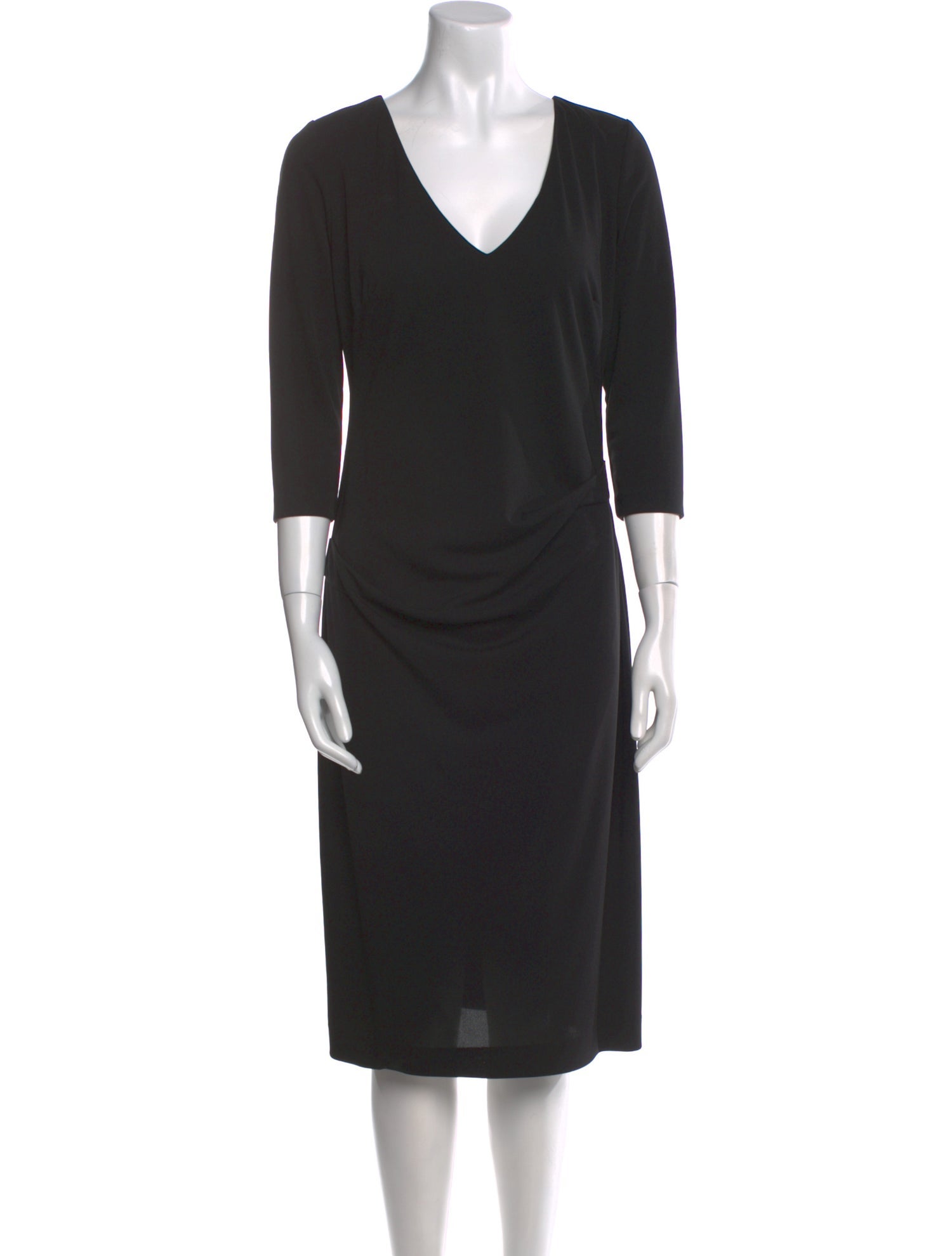 Nicole Miller V-Neck Midi Length Dress