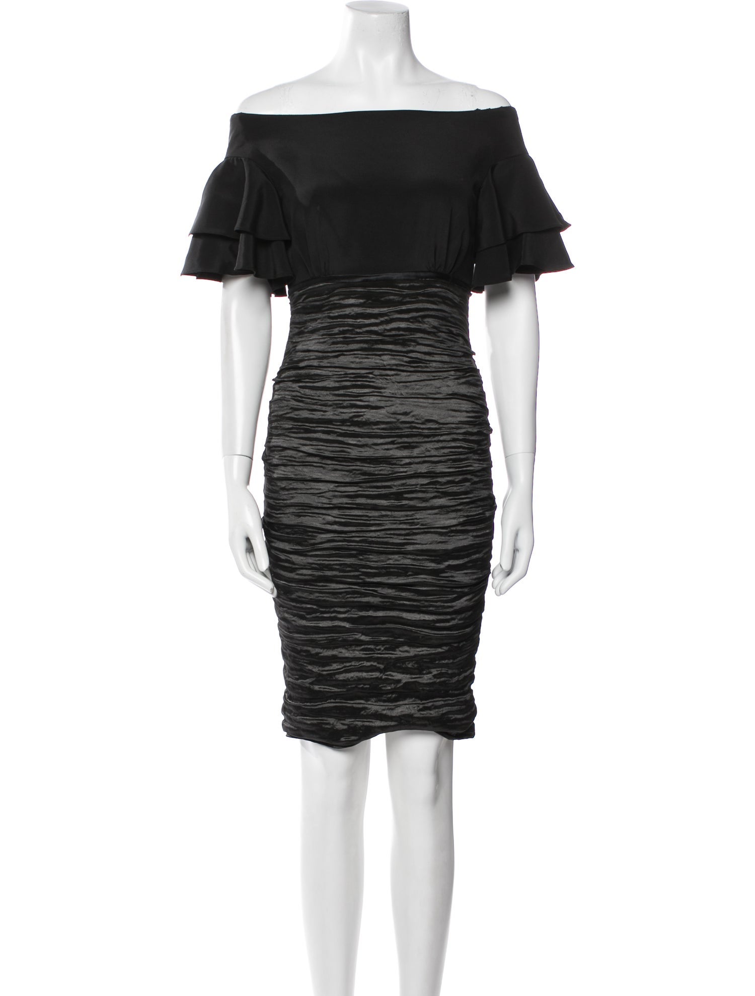 Nicole Miller Off-The-Shoulder Mini Dress