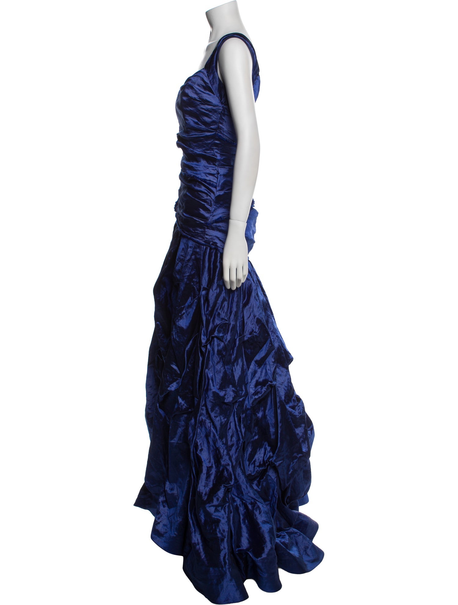 Nicole Miller V-Neck Long Dress