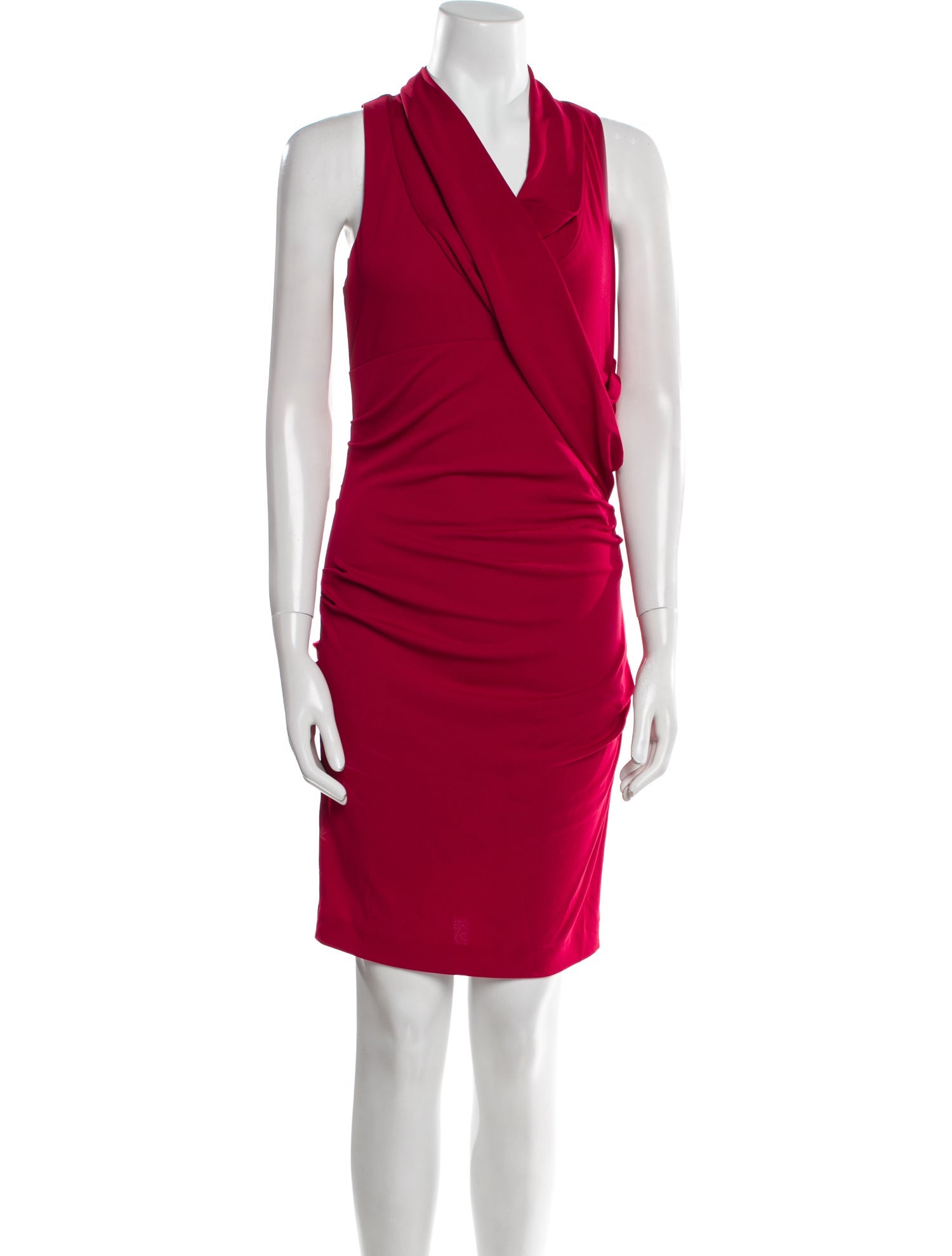 Nicole Miller V-Neck Mini Dress