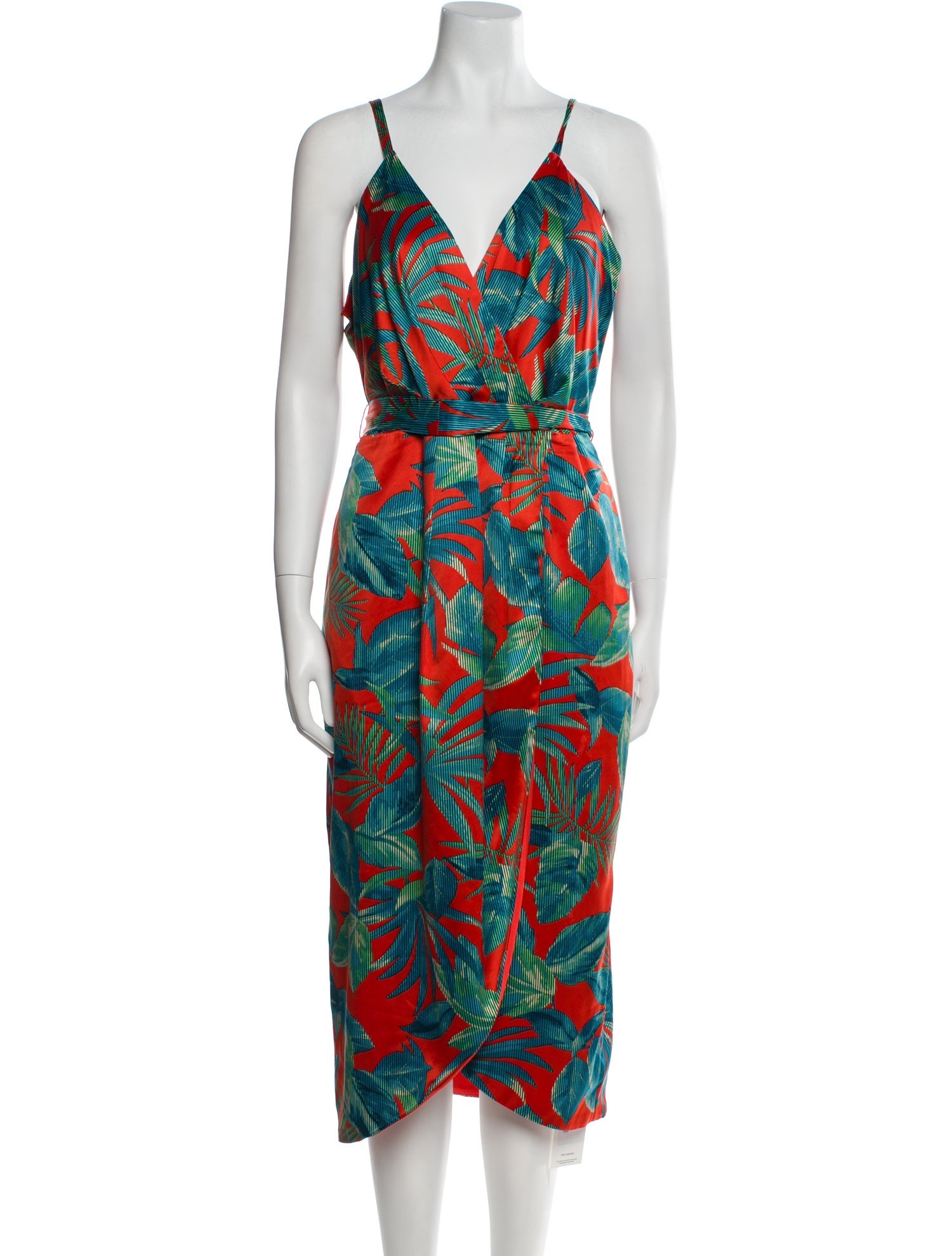Nicole Miller Printed Midi Length Dress