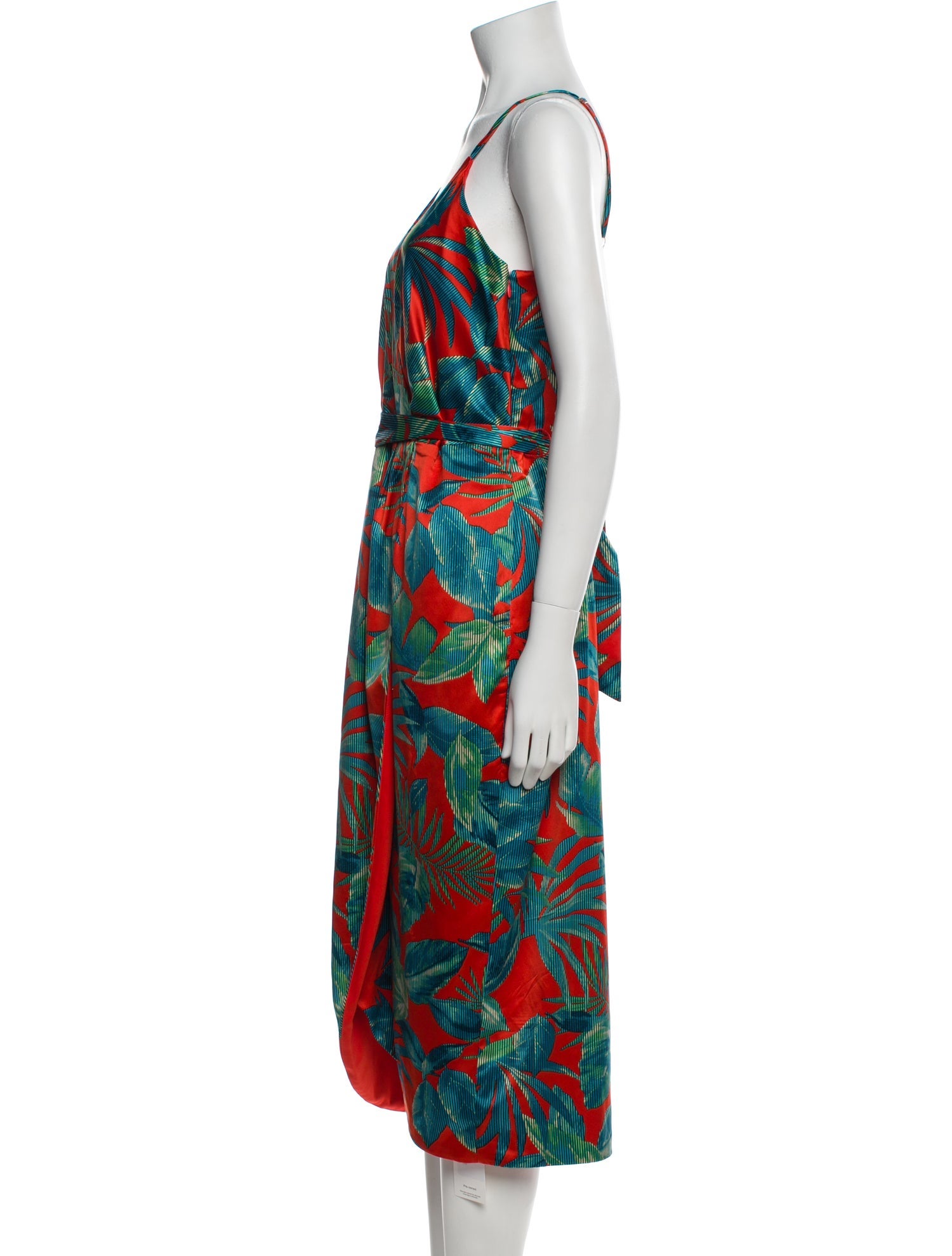 Nicole Miller Printed Midi Length Dress