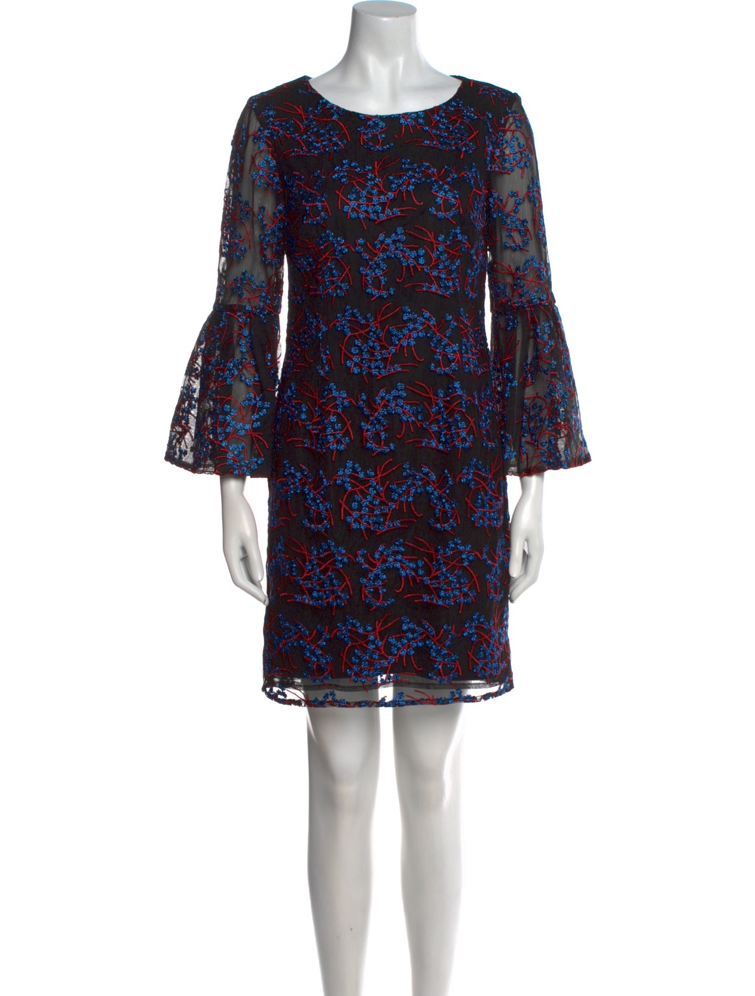 Nicole Miller Printed Mini Dress