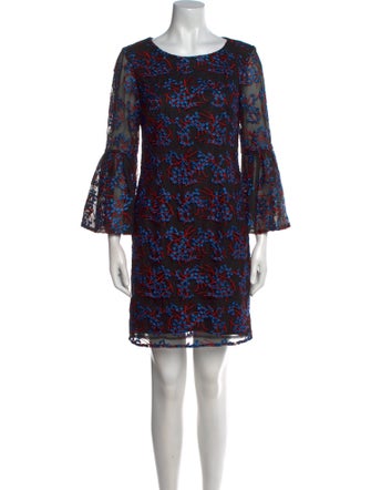 Nicole Miller Printed Mini Dress