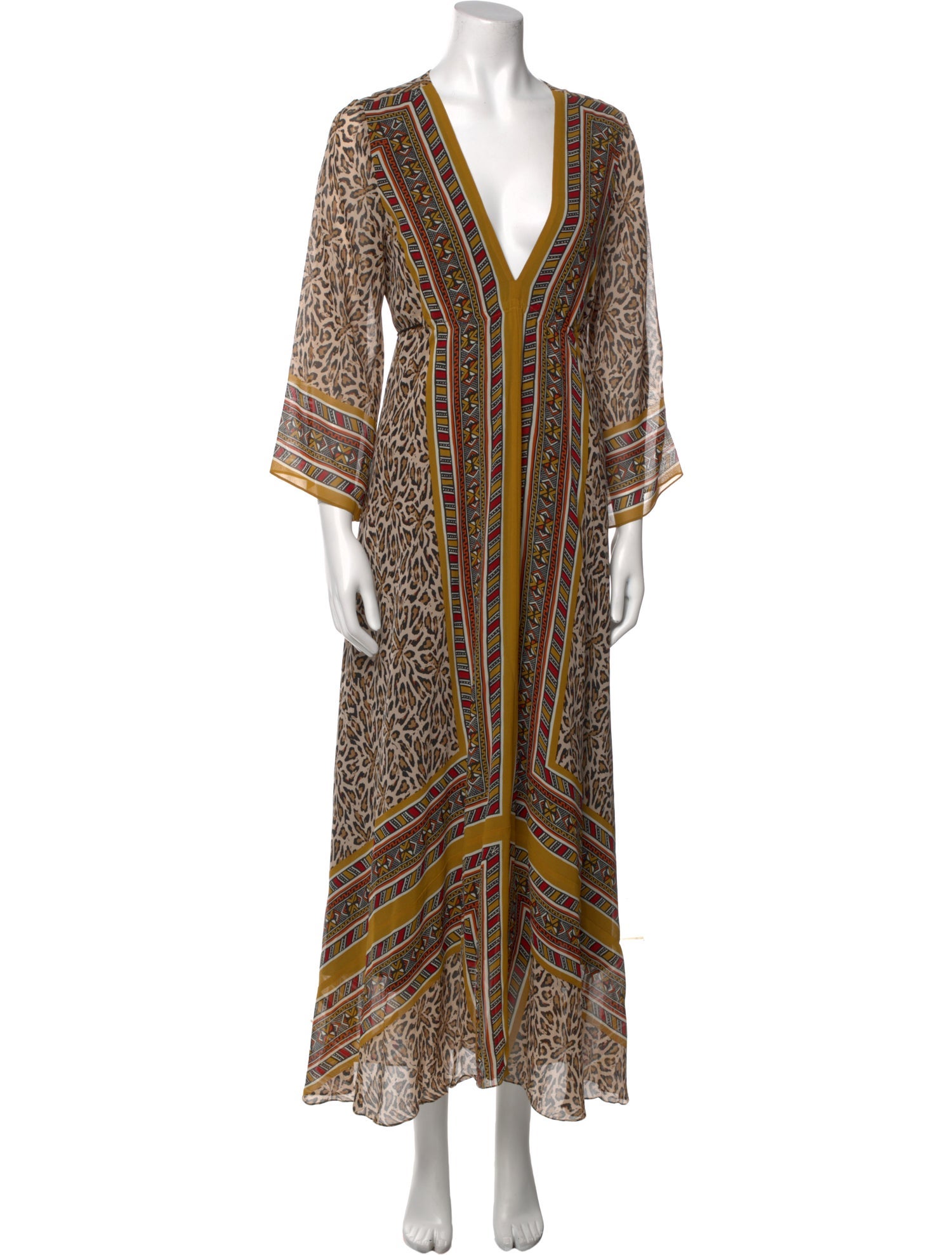 Nicole Miller Silk Long Dress
