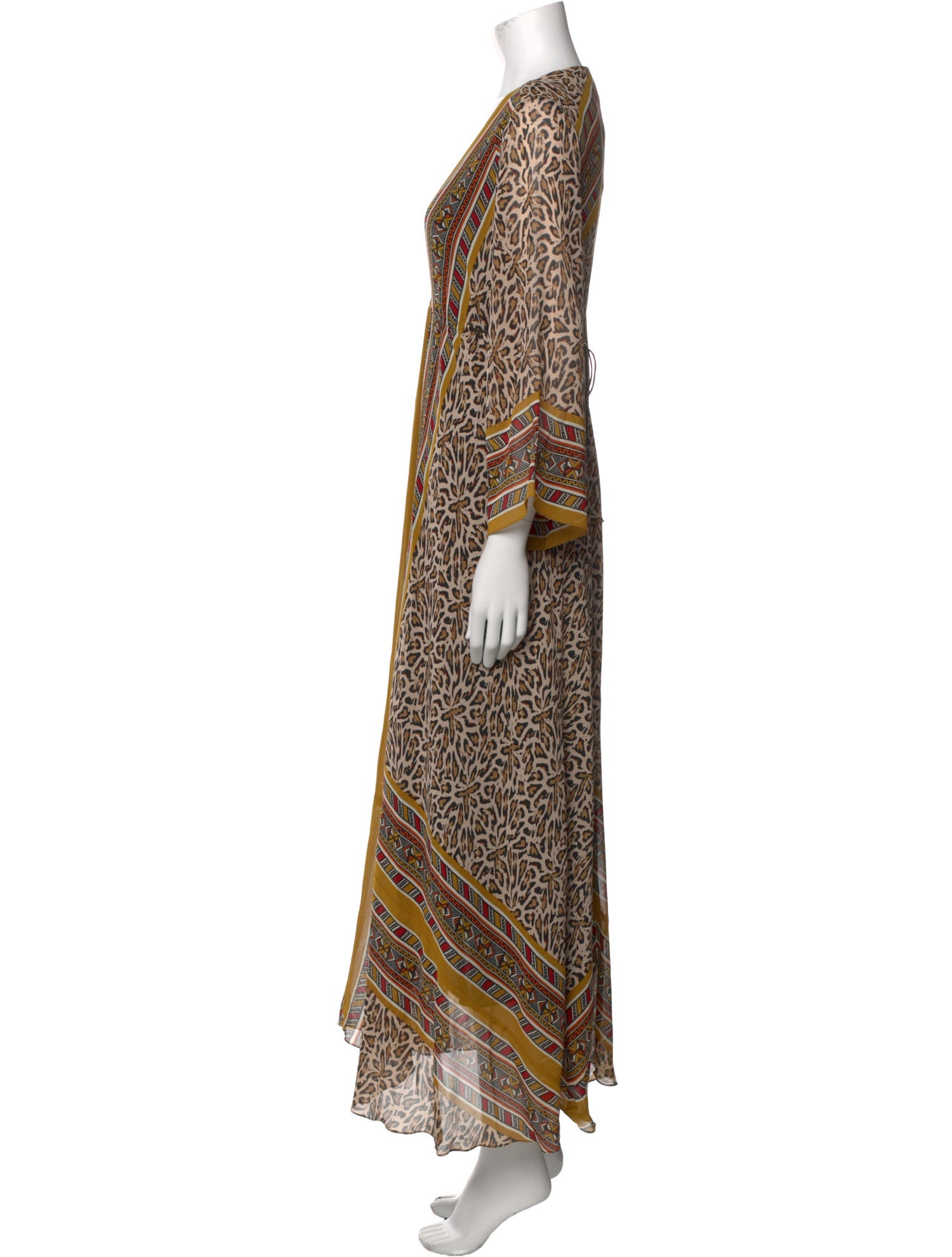 Nicole Miller Silk Long Dress