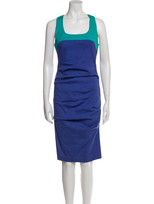 Nicole Miller Linen Knee-Length Dress