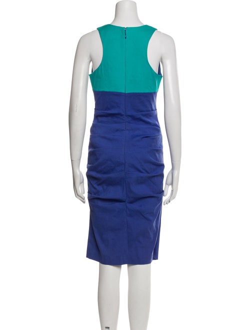 Nicole Miller Linen Knee-Length Dress