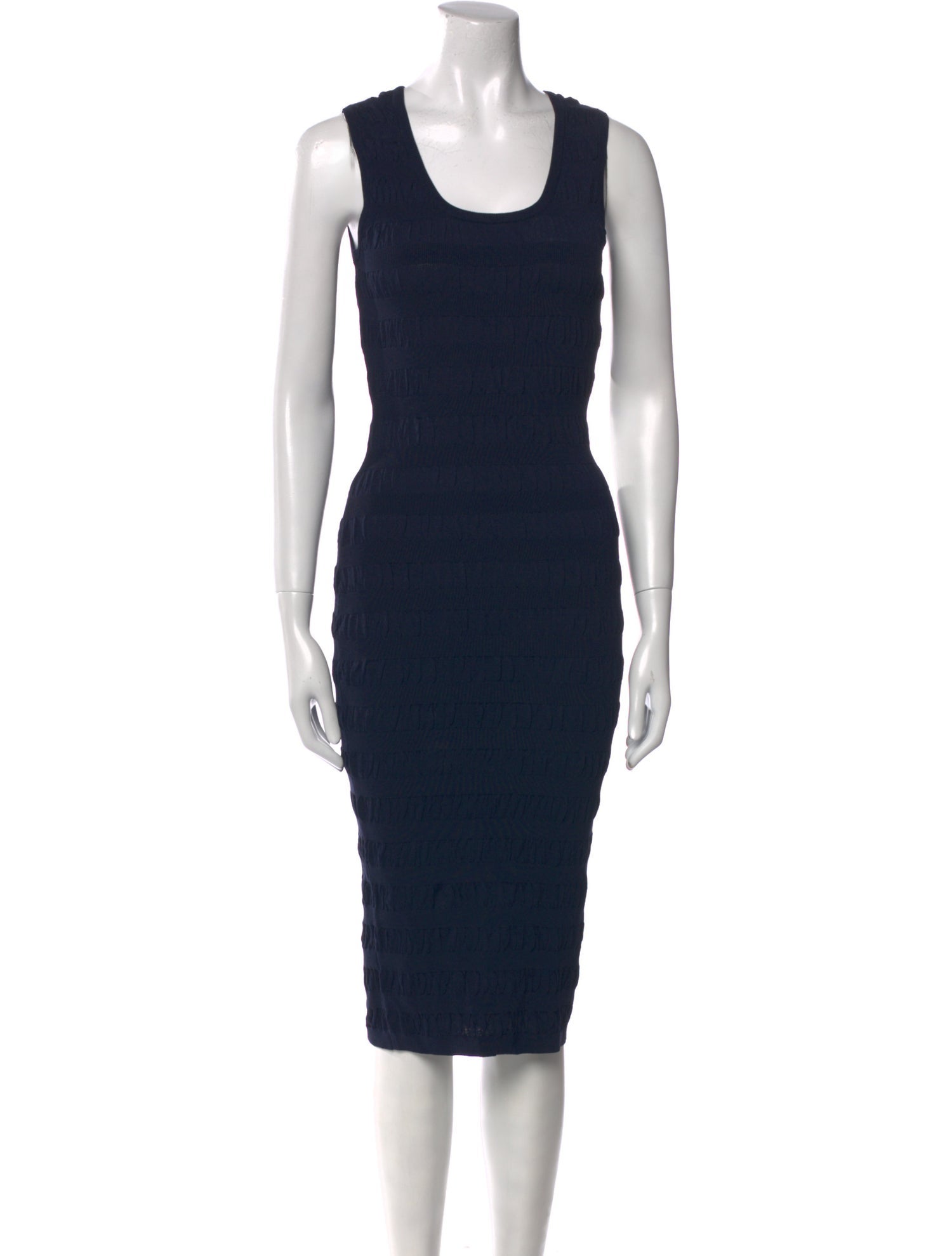 Nicole Miller Scoop Neck Midi Length Dress w/ Tags