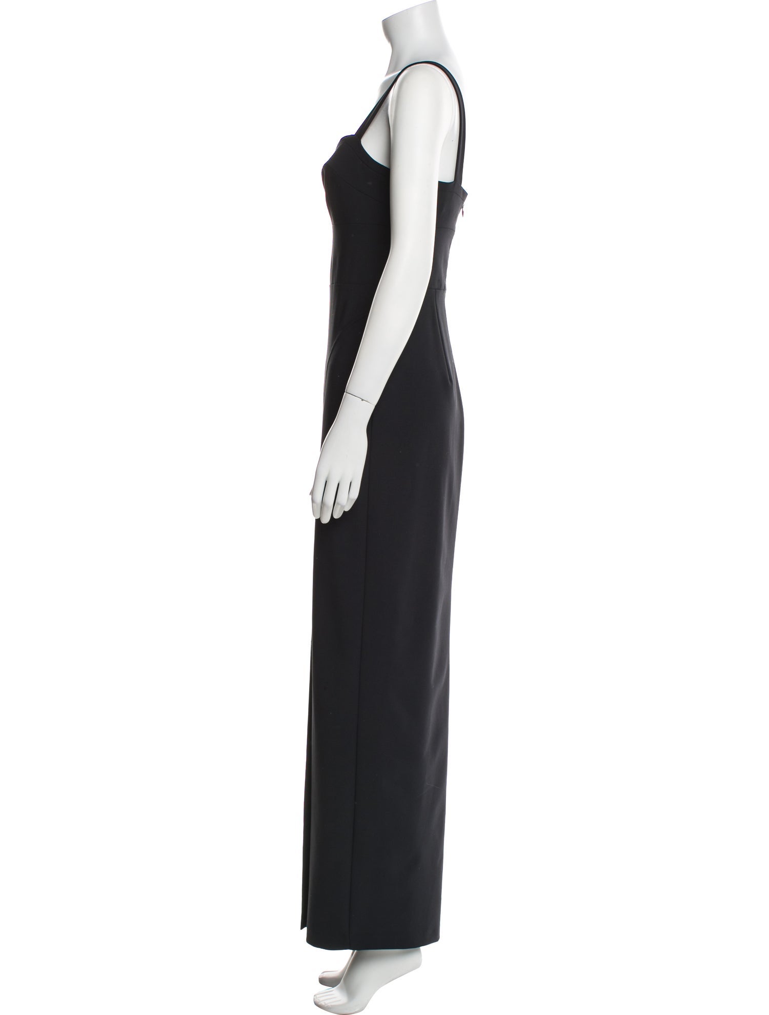Nicole Miller Square Neckline Long Dress