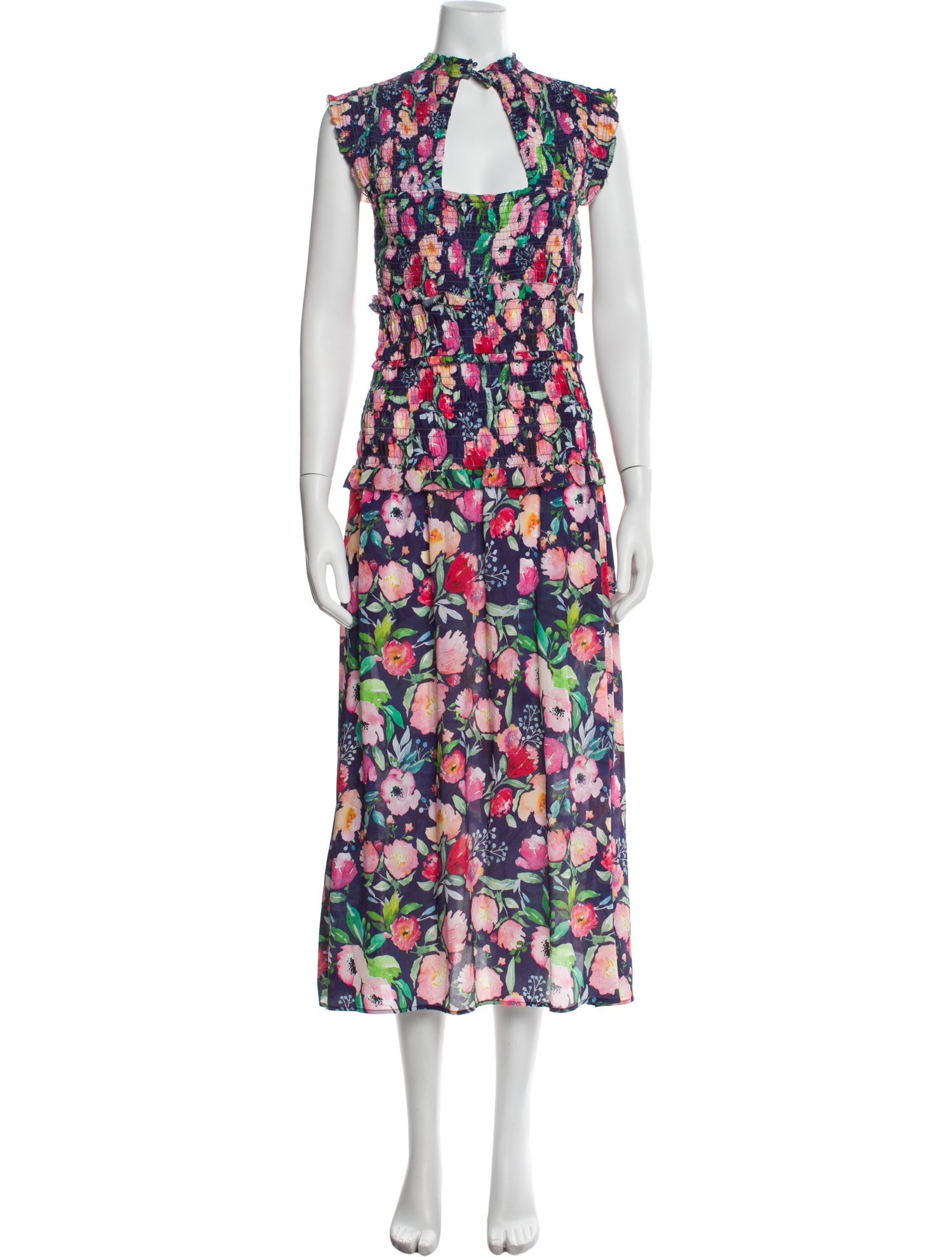 Nicole Miller Silk Long Dress