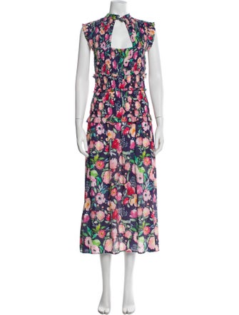 Nicole Miller Silk Long Dress