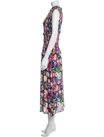 Nicole Miller Silk Long Dress