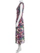 Nicole Miller Silk Long Dress