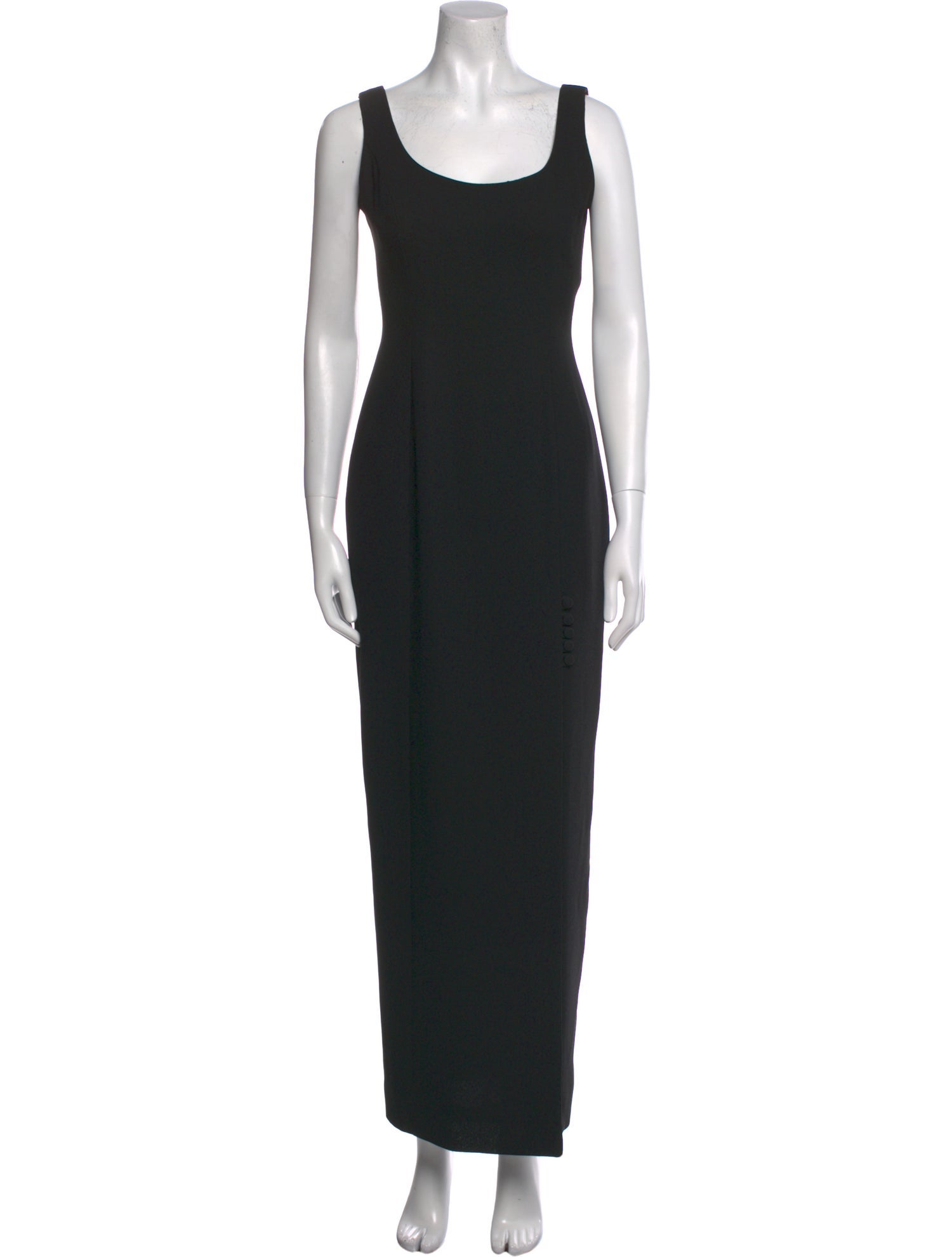 Nicole Miller Scoop Neck Long Dress