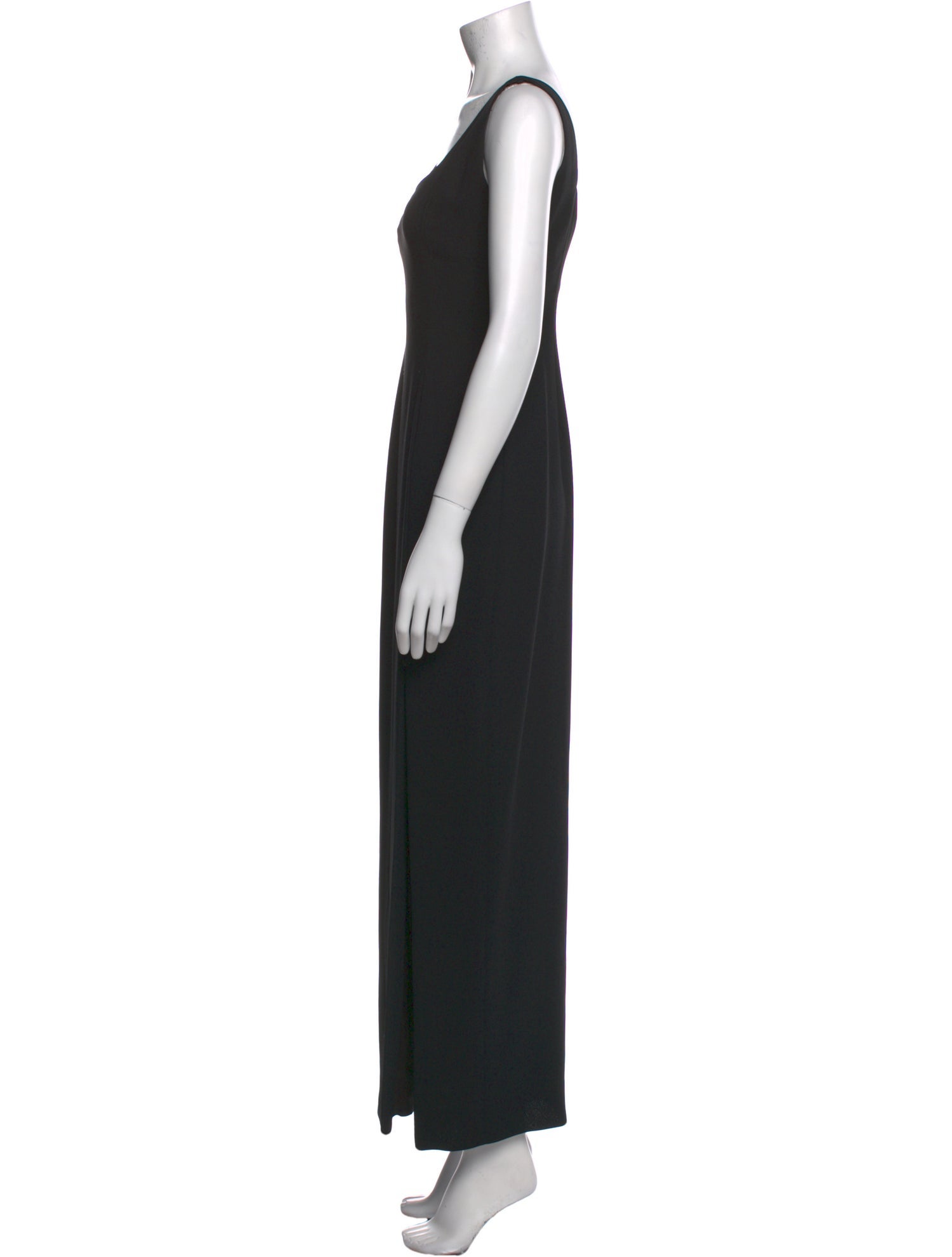 Nicole Miller Scoop Neck Long Dress