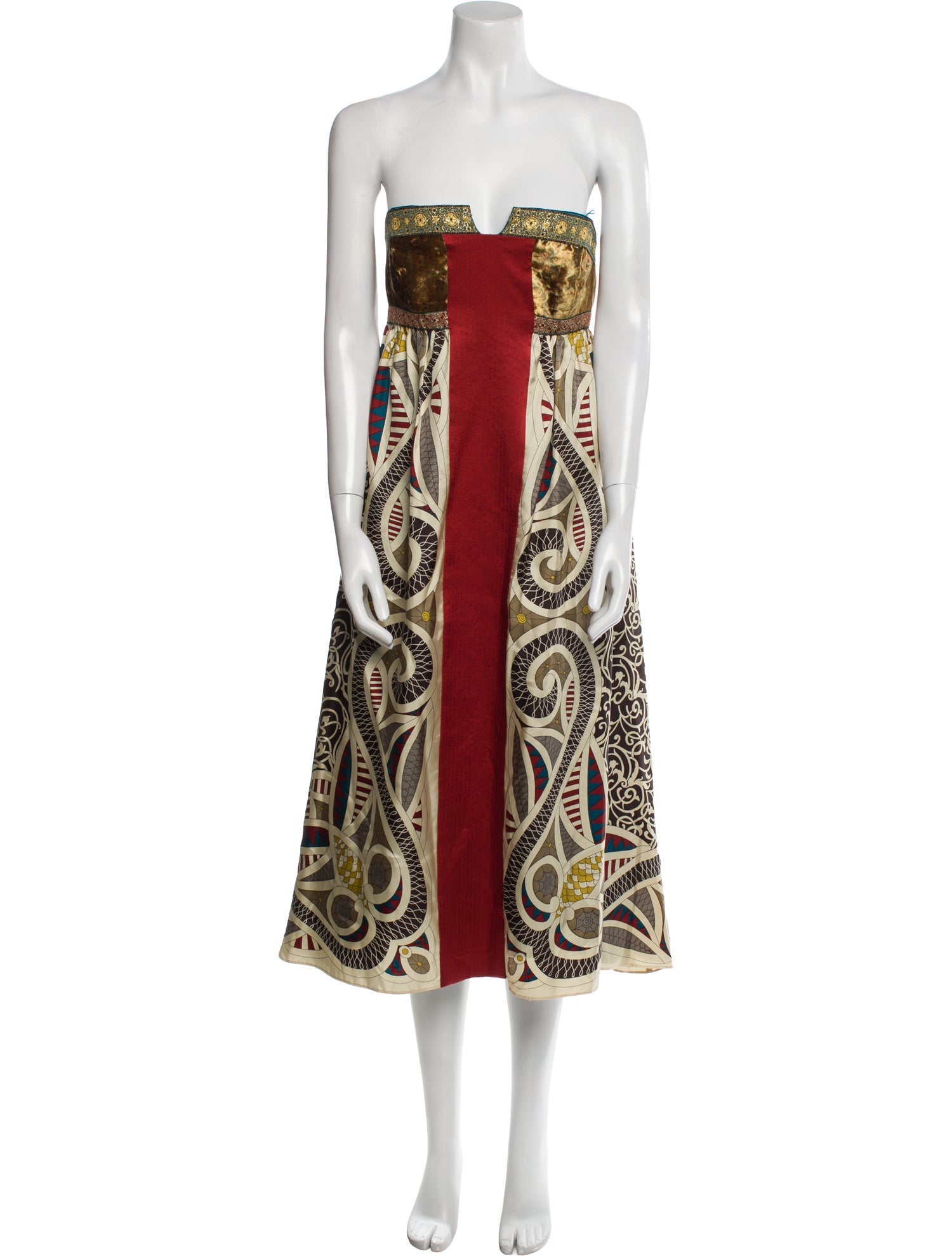 Nicole Miller Silk Knee-Length Dress