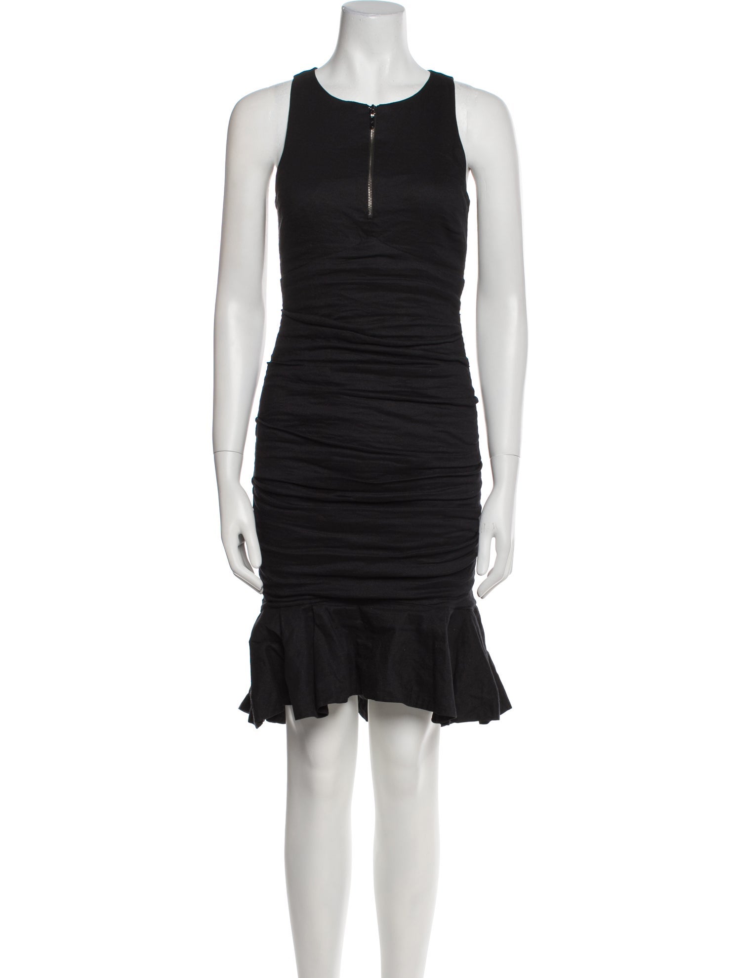 Nicole Miller Scoop Neck Knee-Length Dress