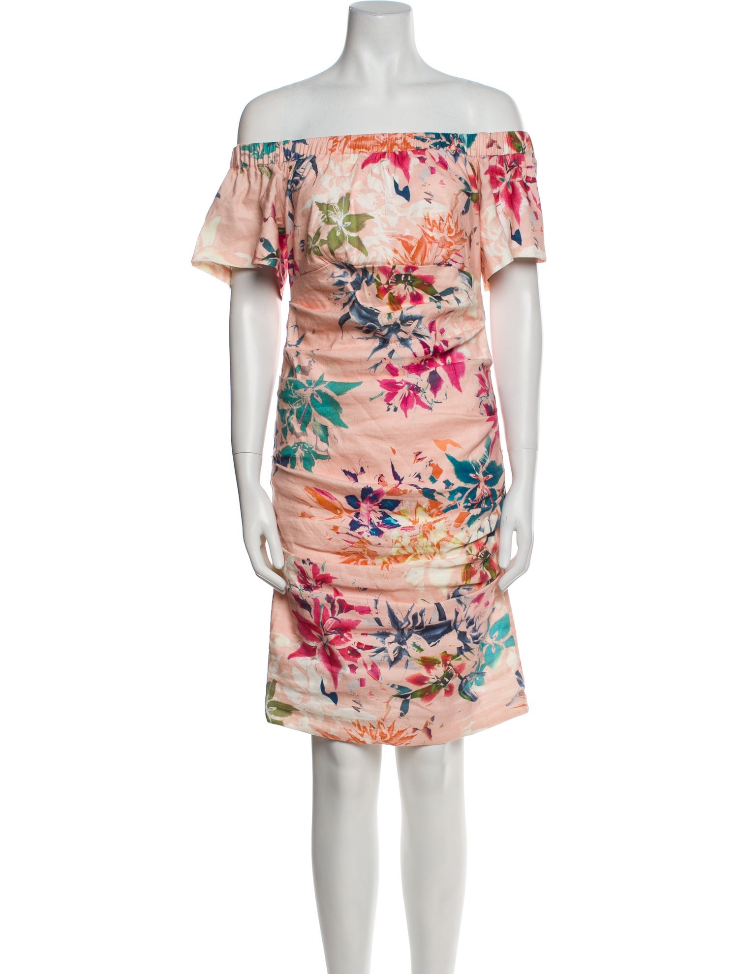 Nicole Miller Floral Print Mini Dress