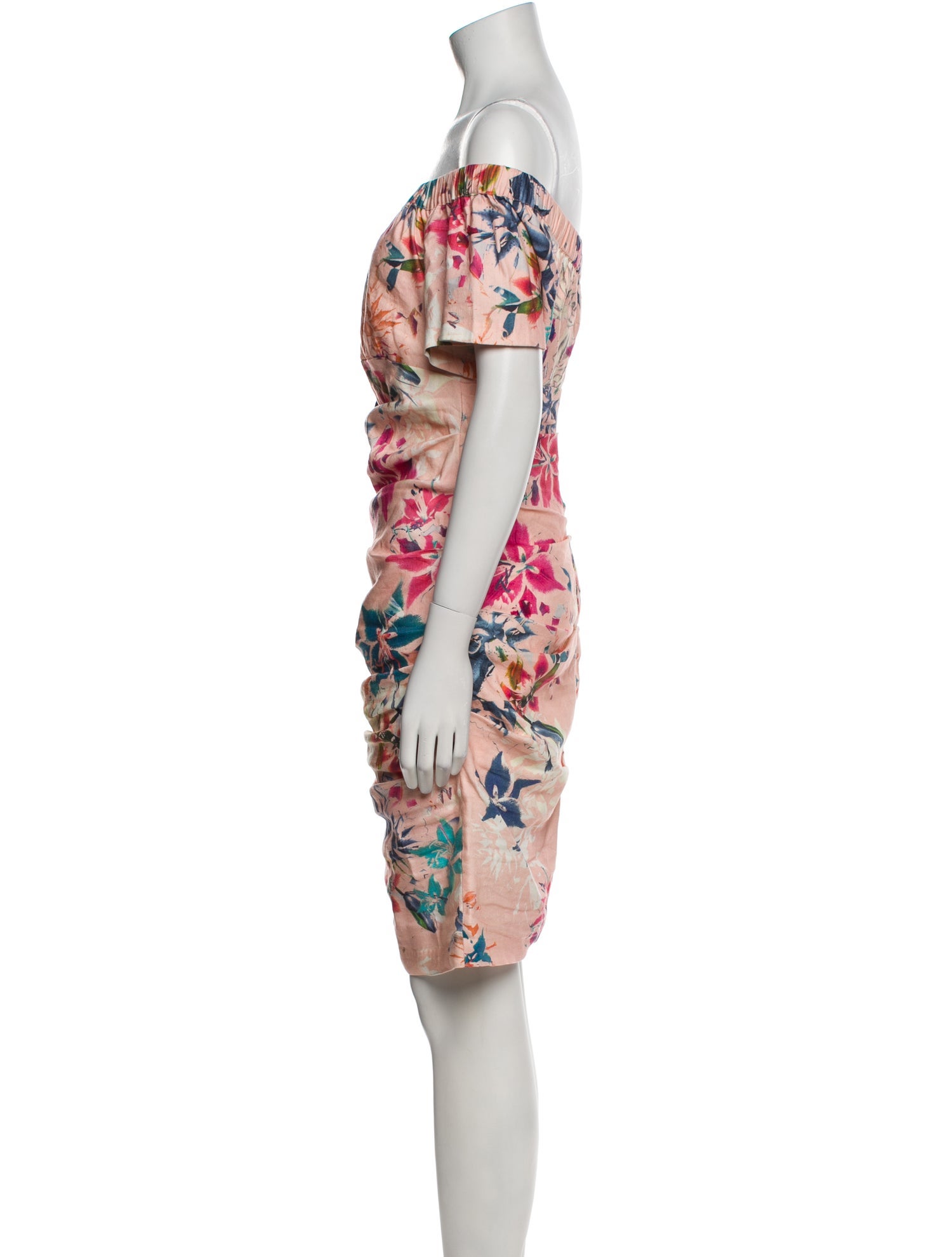 Nicole Miller Floral Print Mini Dress