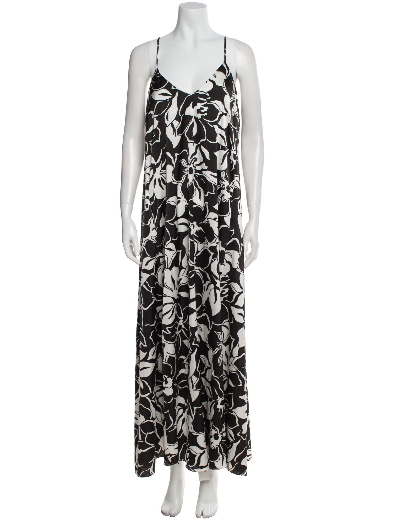 Nicole Miller Floral Print Long Dress