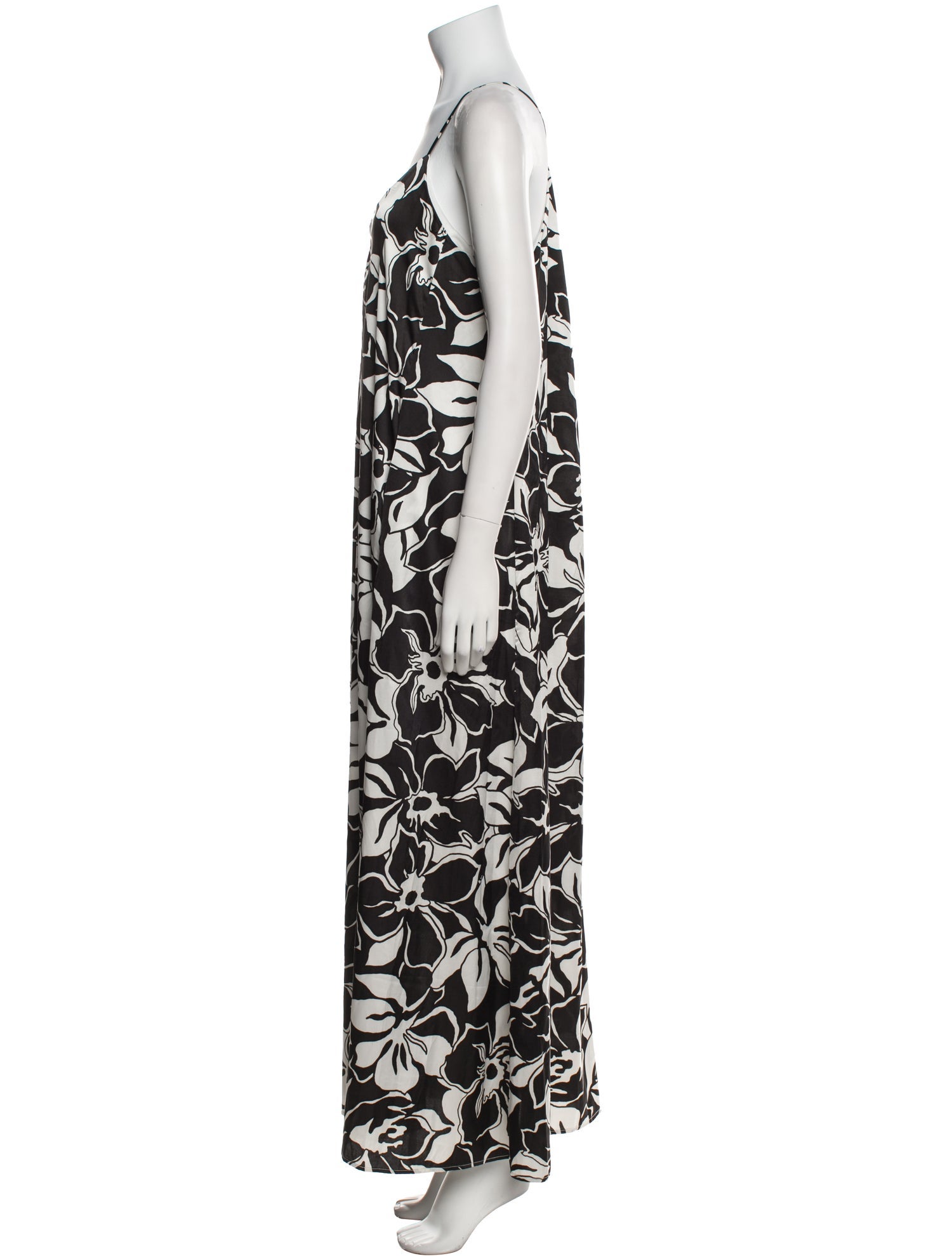 Nicole Miller Floral Print Long Dress