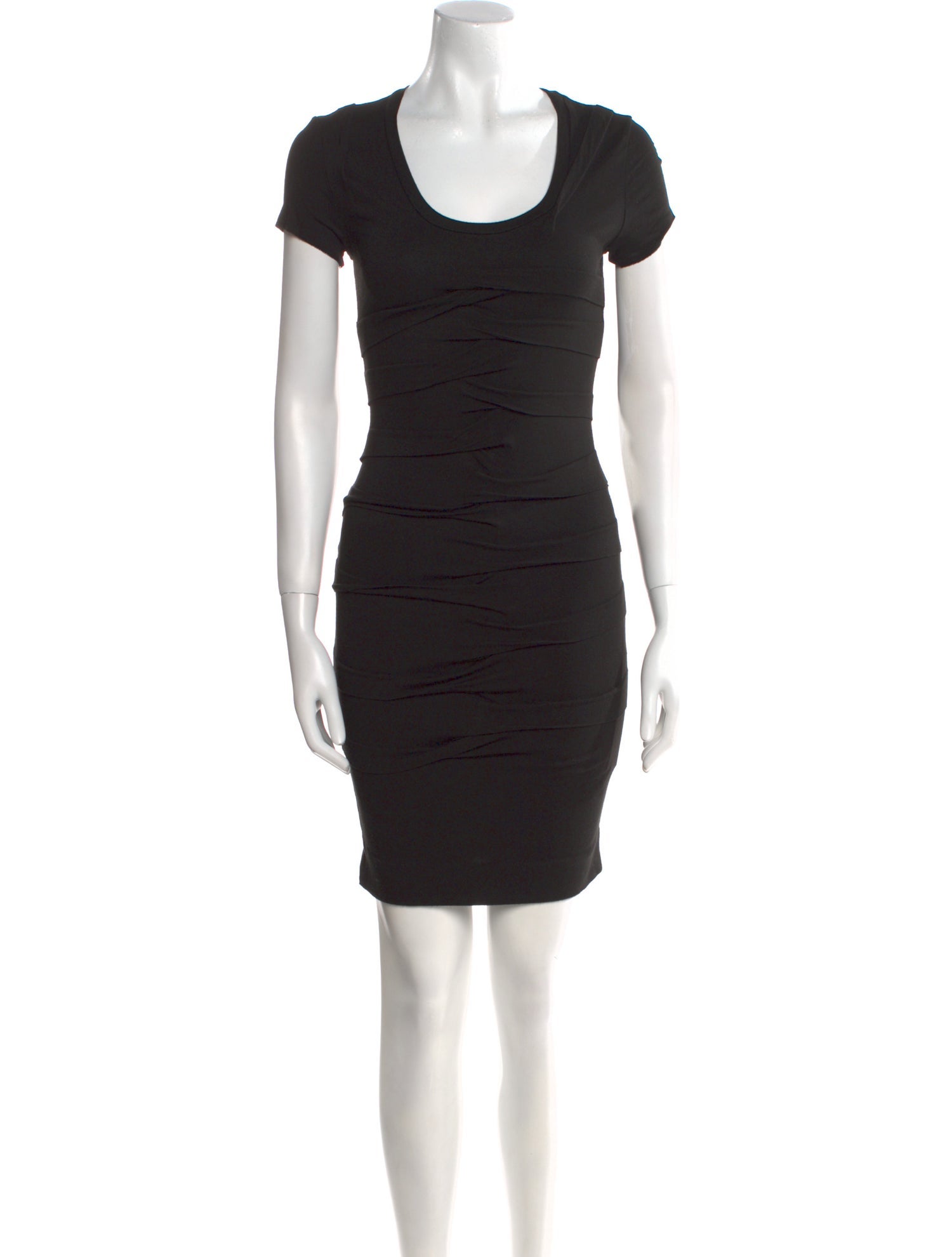 Nicole Miller Scoop Neck Mini Dress