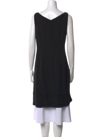 Nicole Miller V-Neck Mini Dress