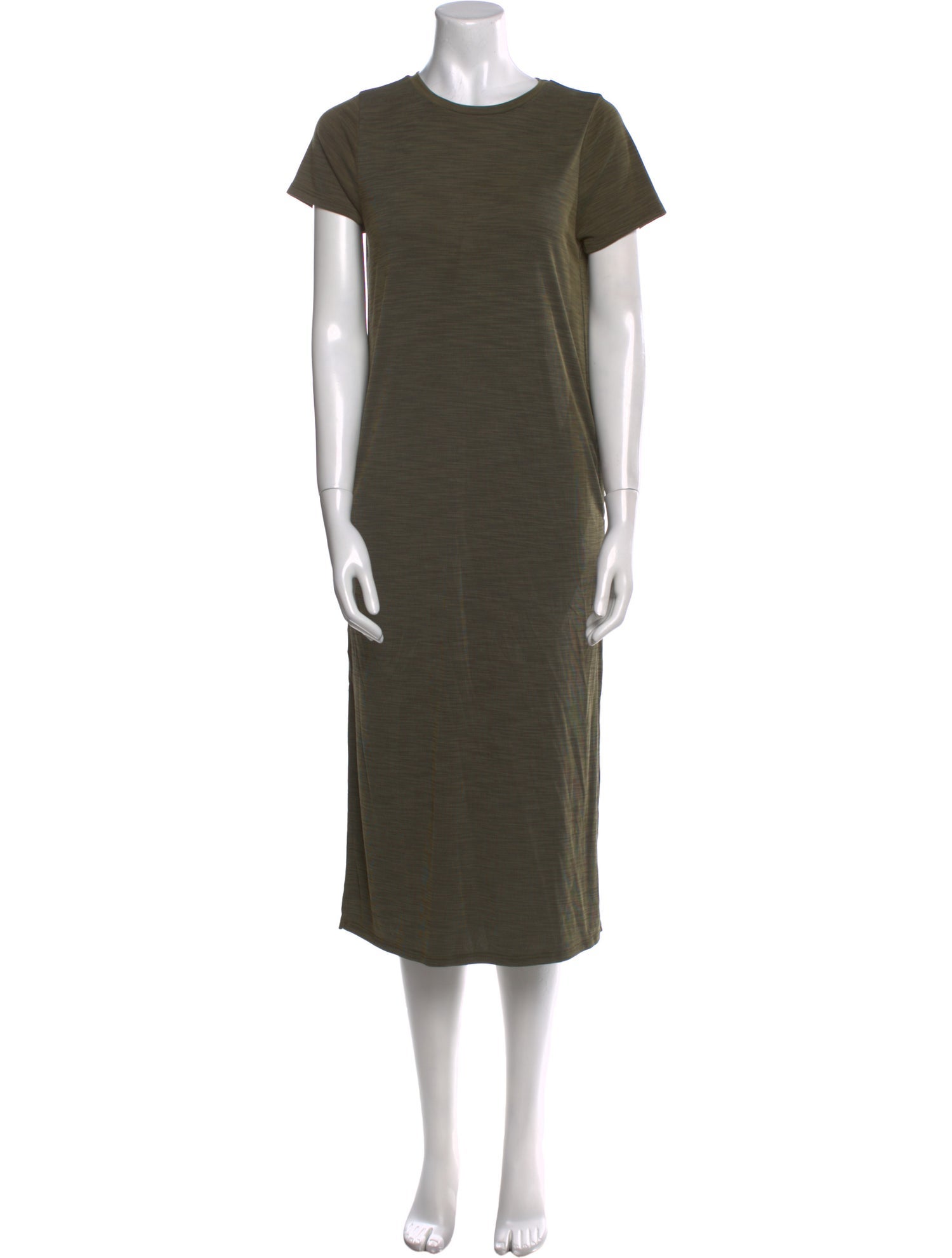 Nicole Miller Crew Neck Midi Length Dress