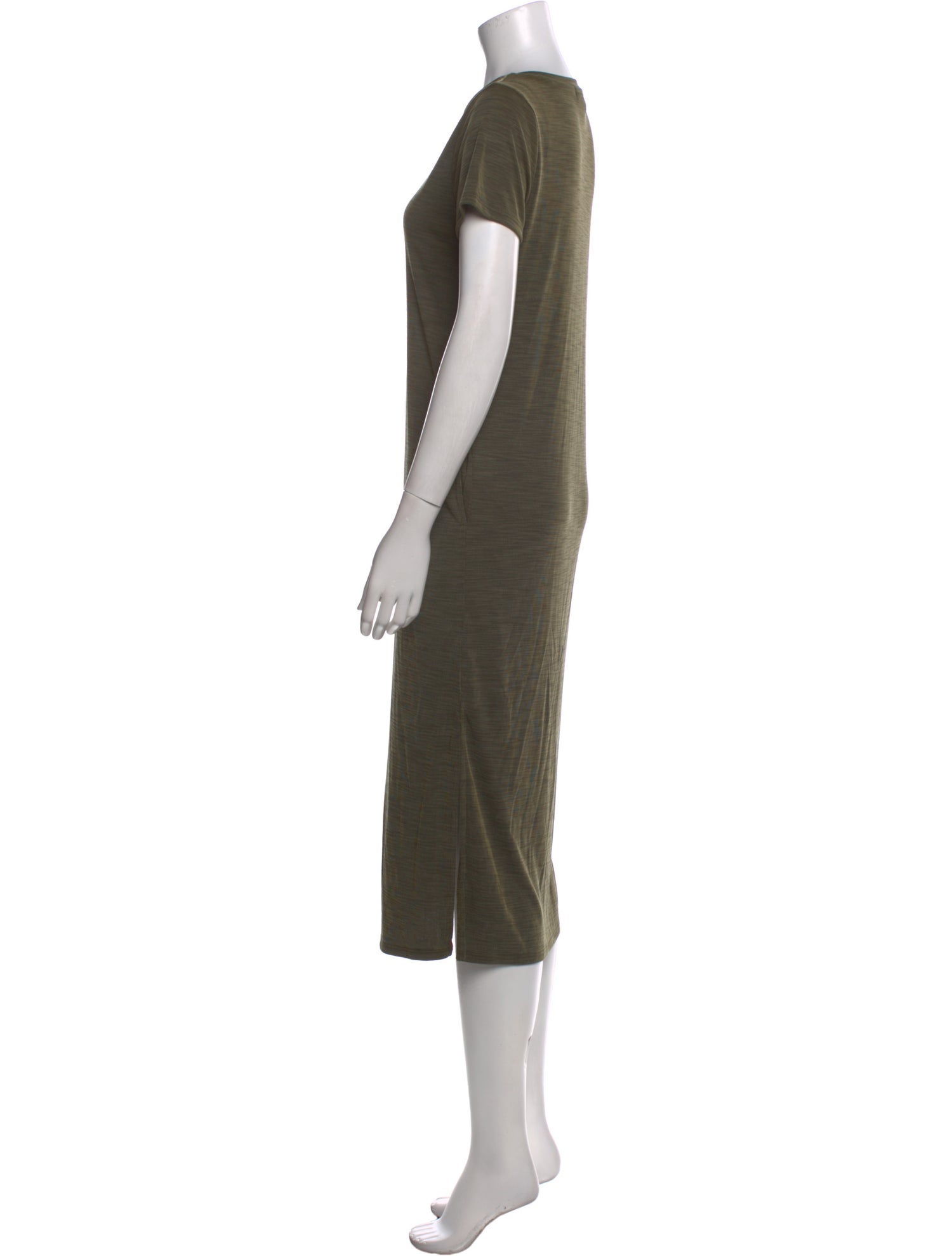 Nicole Miller Crew Neck Midi Length Dress