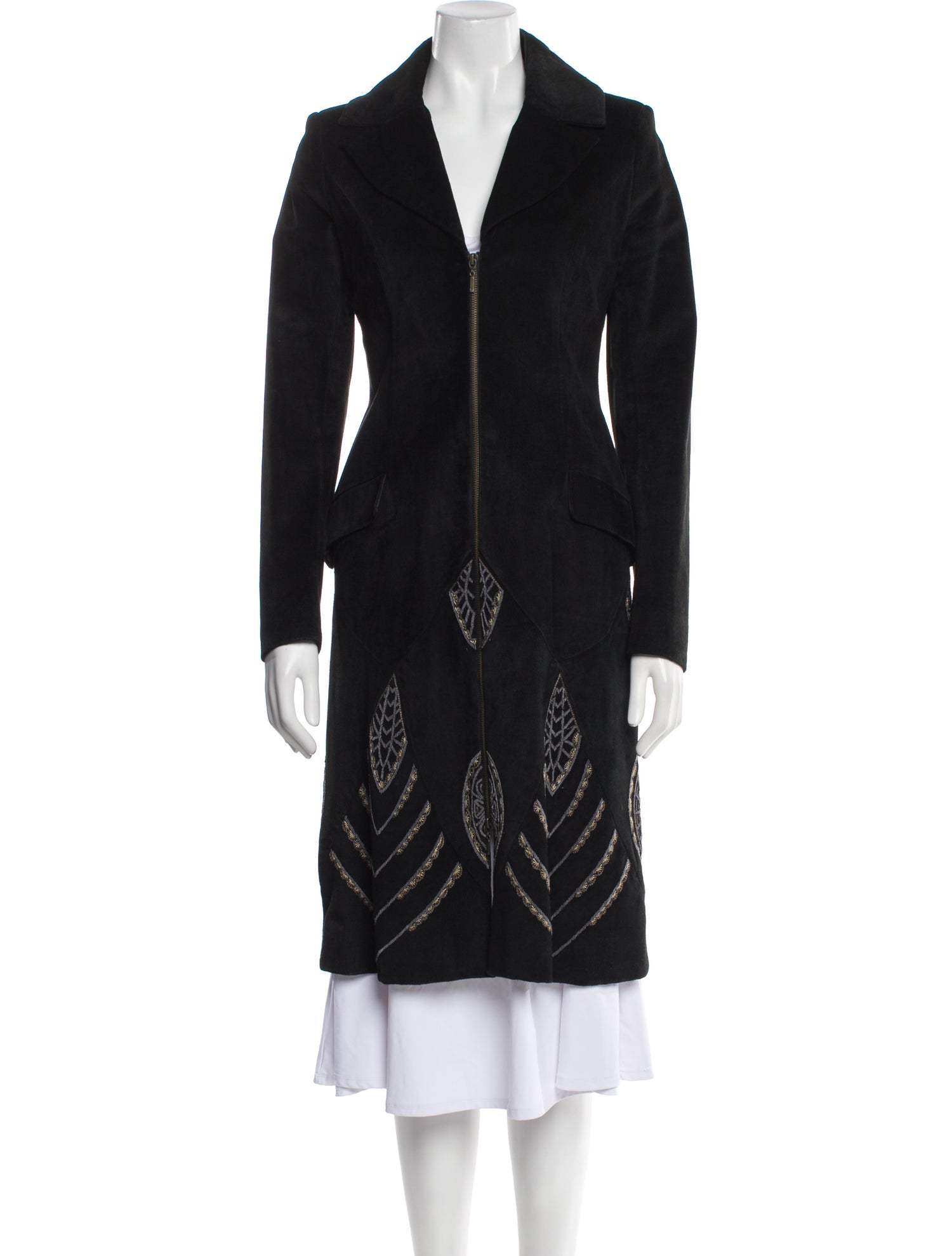 Nicole Miller Suede Coat