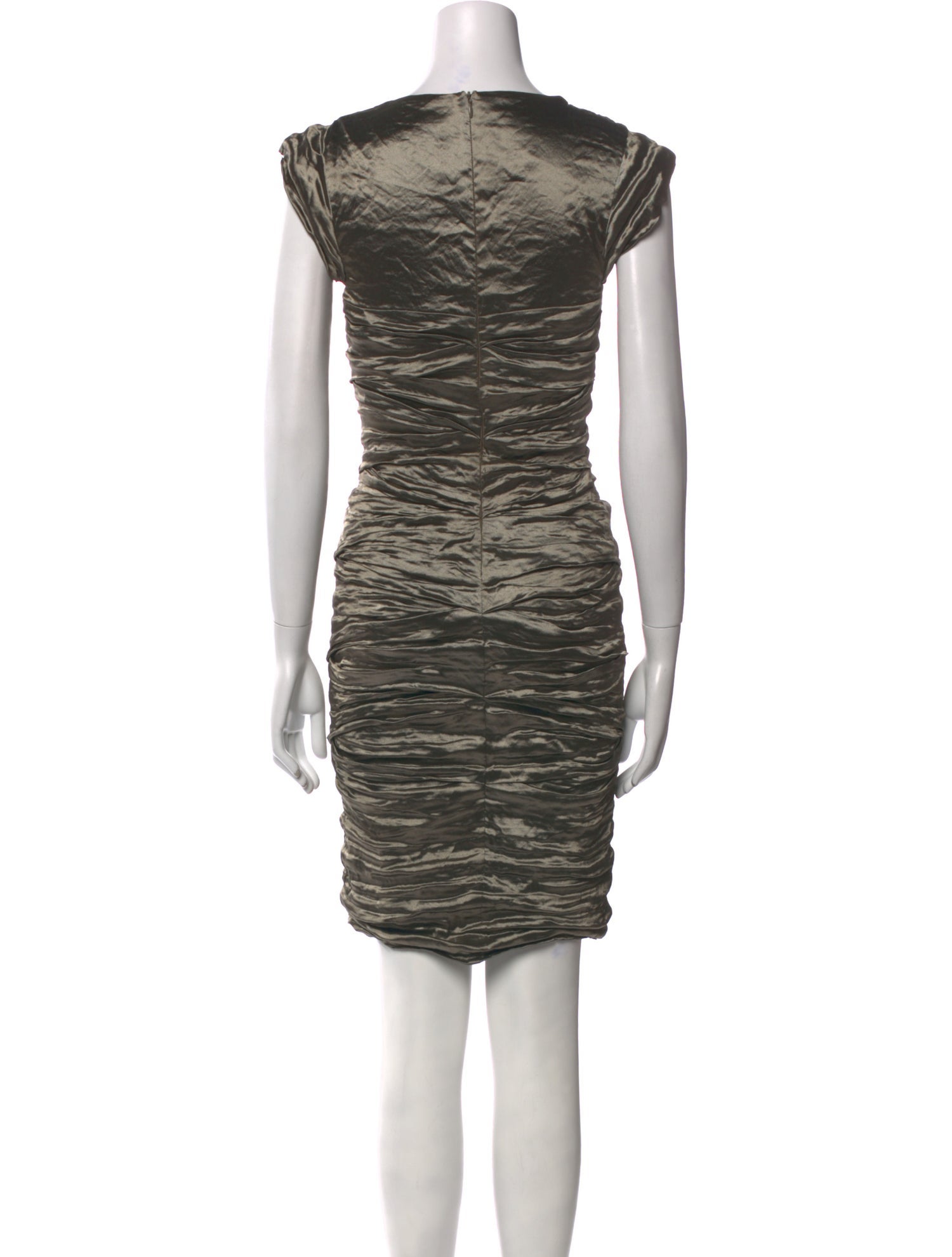 Nicole Miller Square Neckline Mini Dress