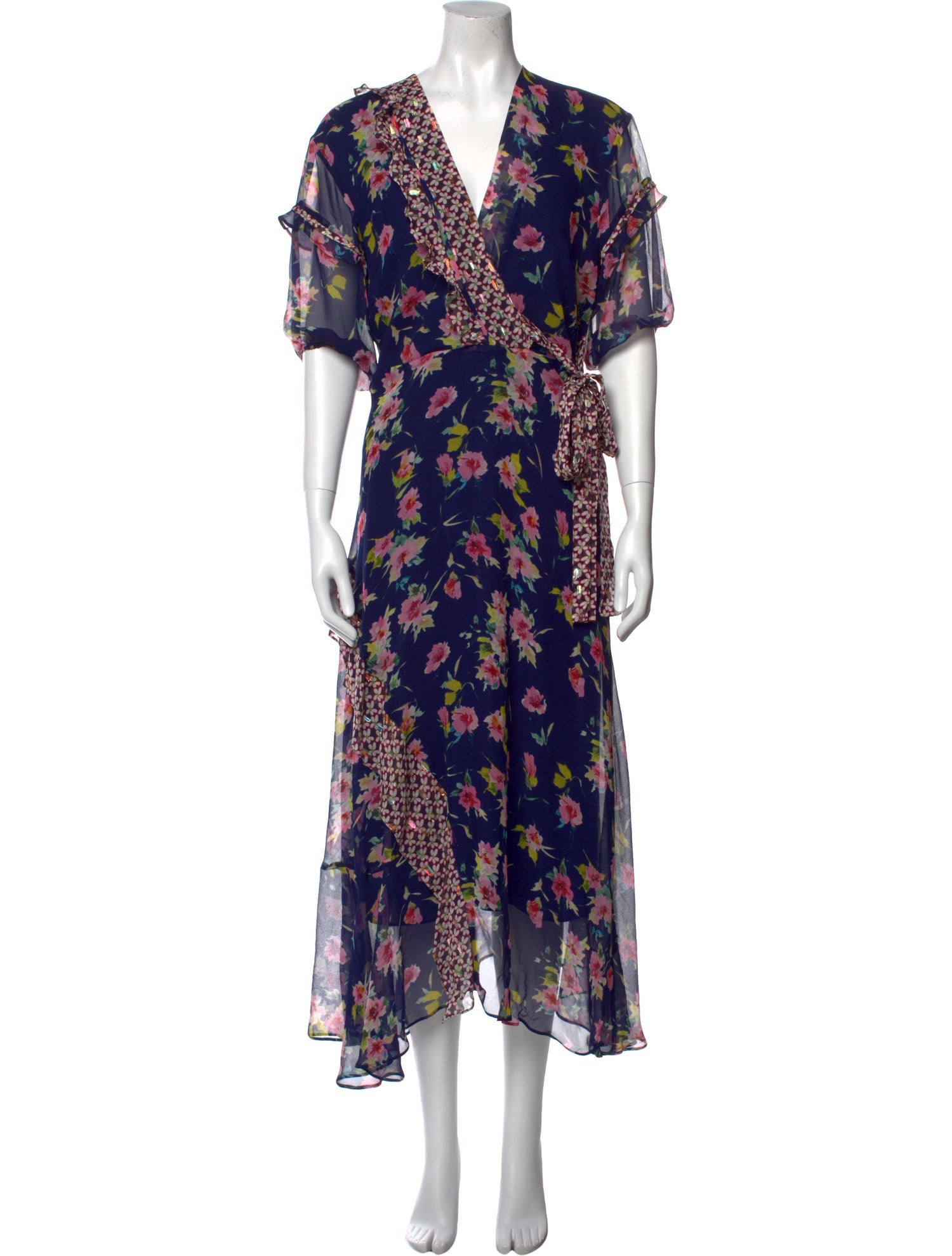 Nicole Miller Silk Long Dress