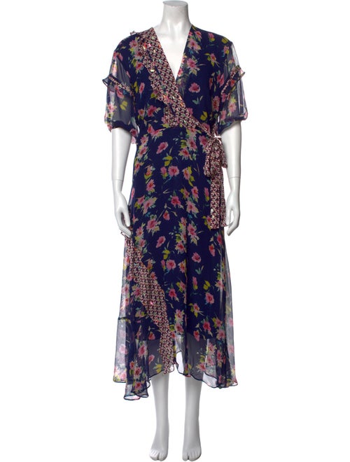 Nicole Miller Silk Long Dress